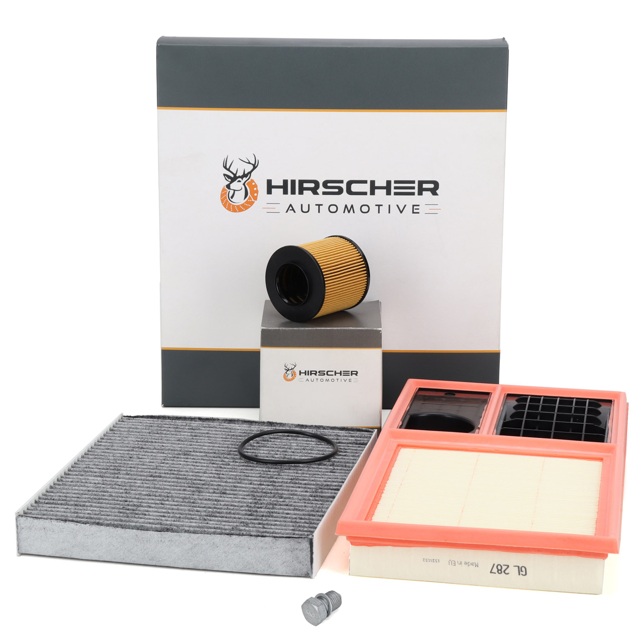 HIRSCHER Filter-Set f&uuml;r VW Polo 4 5 Cordoba Ibiza 3 4 Fabia 2 Roomster 1.4/1.6 16V