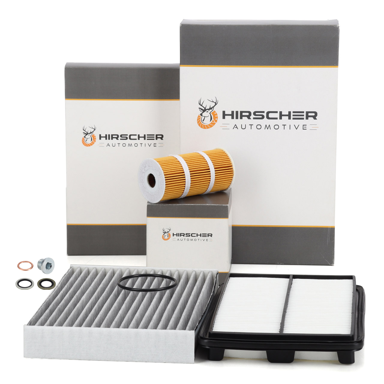HIRSCHER Filter-Set 3-tlg f&uuml;r RENAULT Koleos 2 HC_ NISSAN X-Trail 3 T32 1.6/2.0 dCi