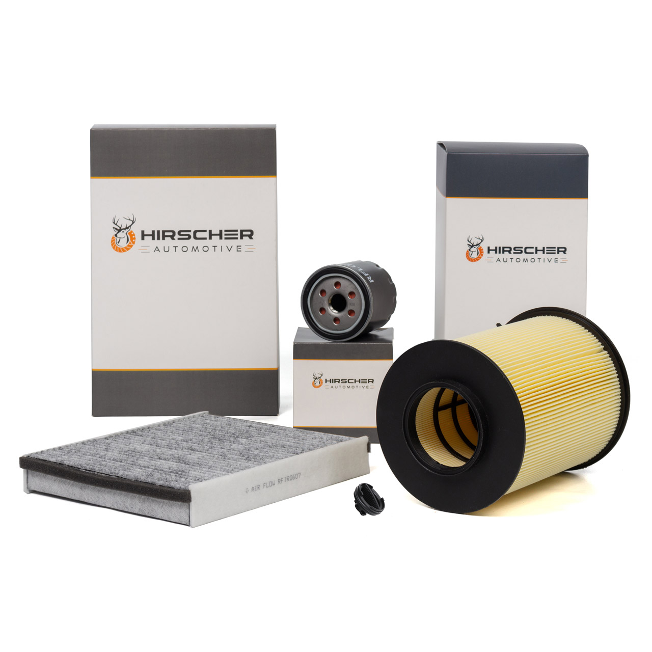 HIRSCHER Filter-Set für FORD Grand/C-Max 2 Focus 3 Kuga 2 2.0 TDCi 120-185 PS