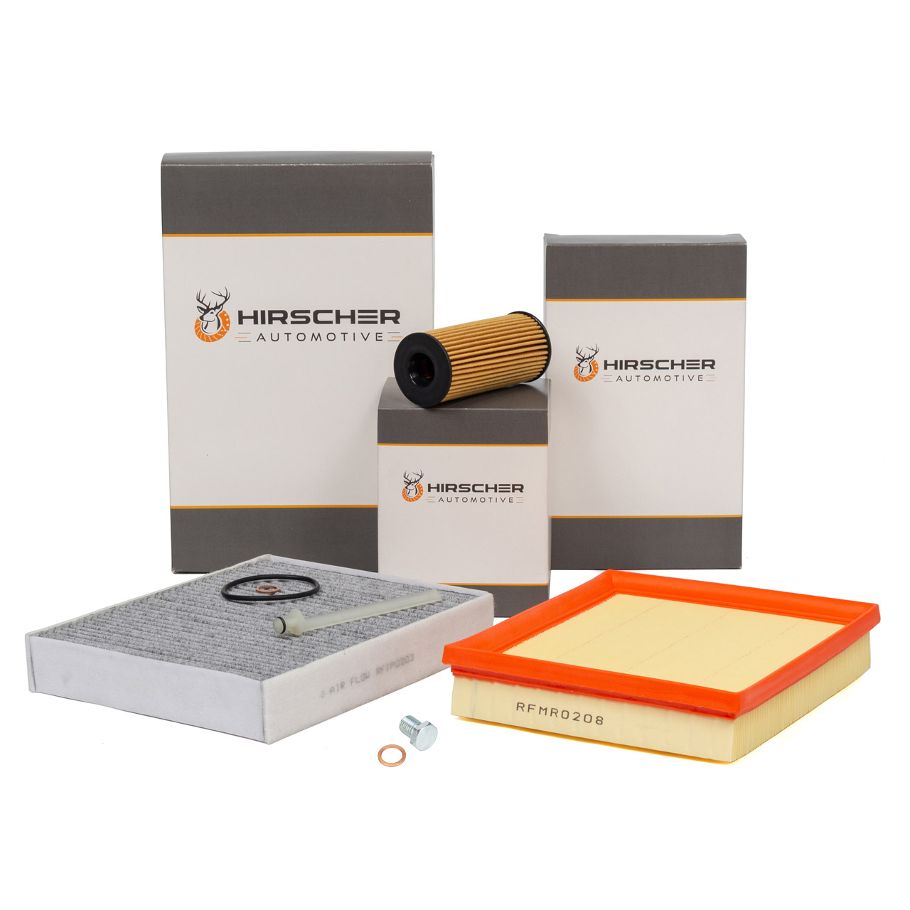 HIRSCHER Filter-Set f&uuml;r BMW 1er F20 F21 116i 118i 3er F30 F31 318i 109/136 PS B38