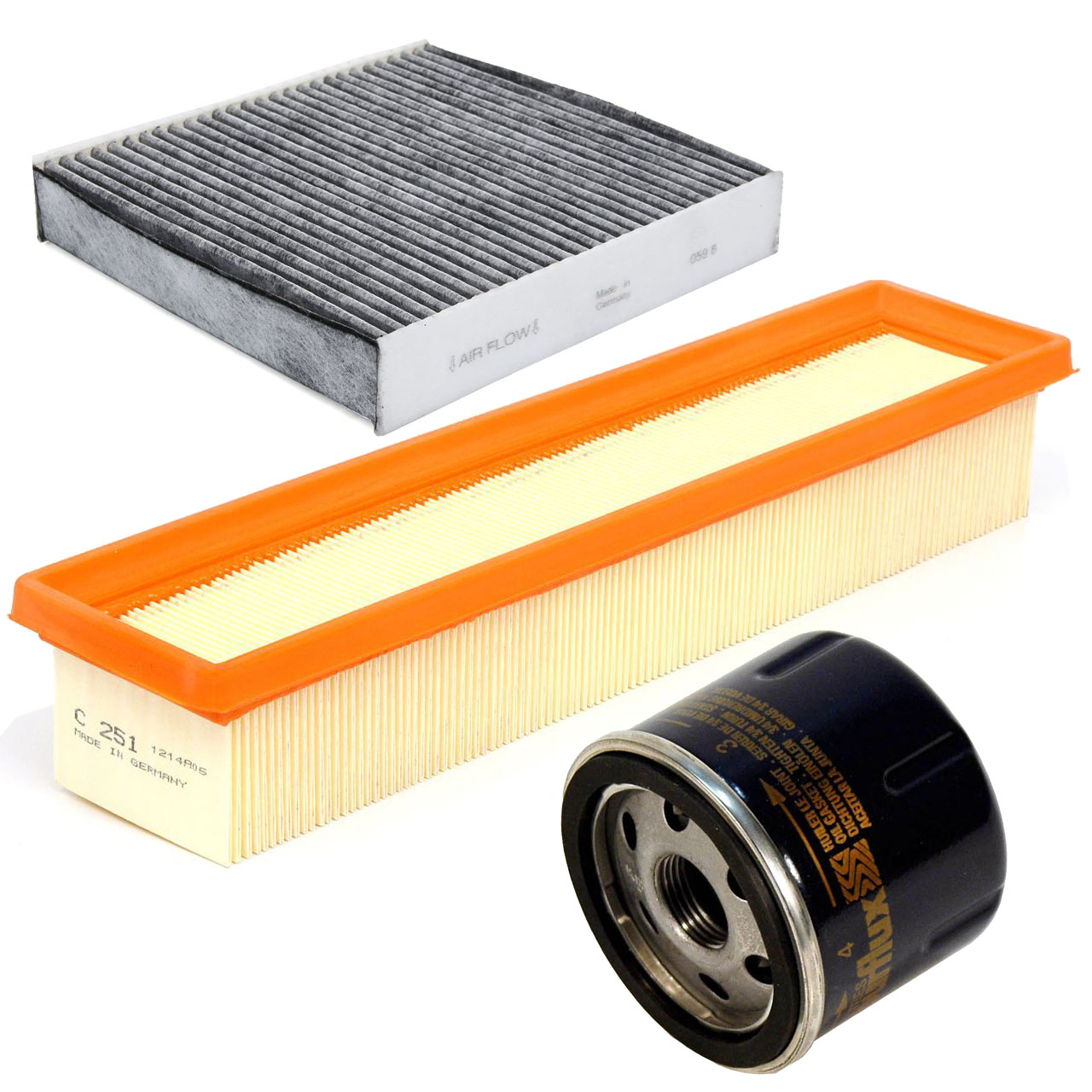 Filter set for RENAULT CLIO IV 1.2 73 hp + DACIA LOGAN II SANDERO II 1.2 75 hp