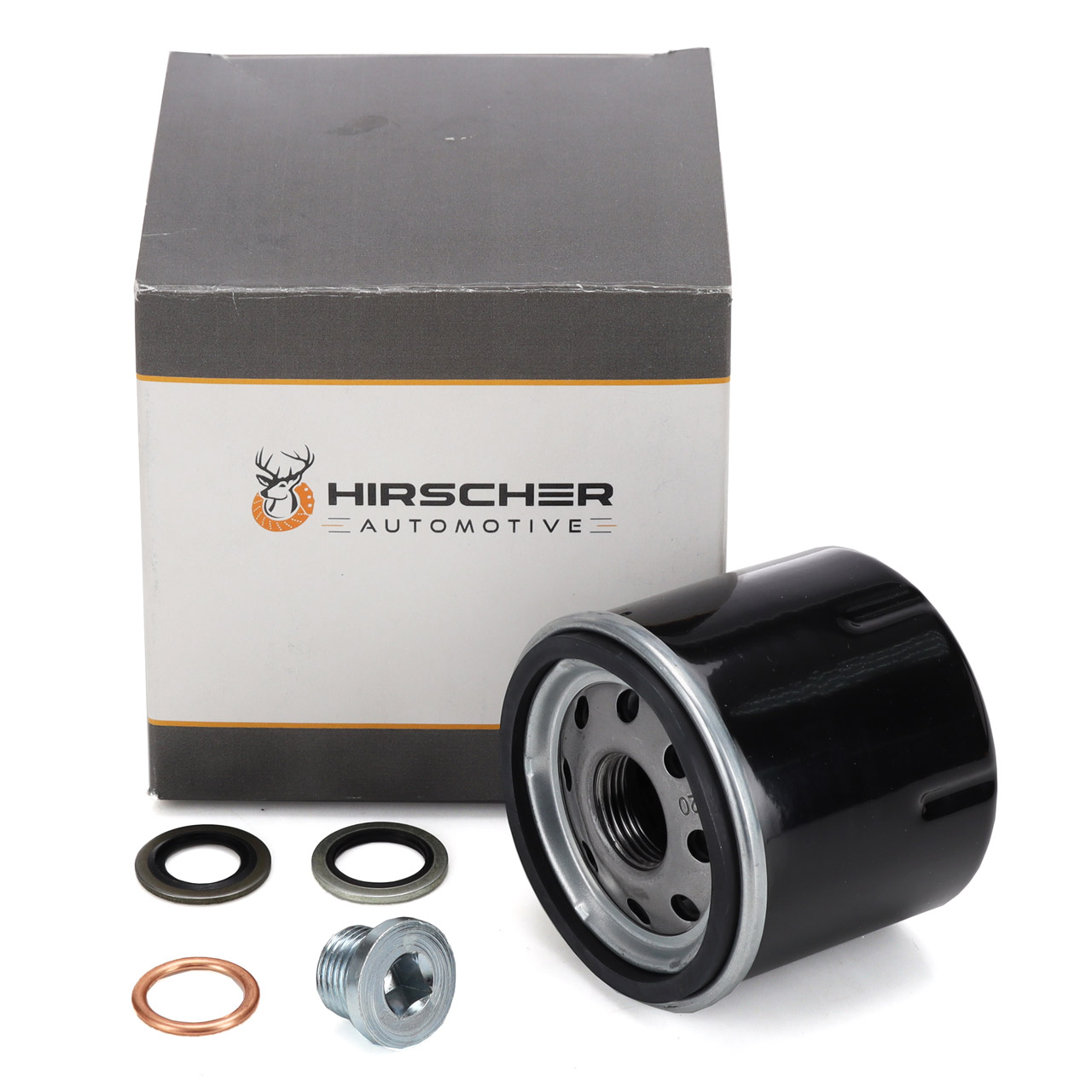 HIRSCHER &Ouml;lfilter + Schraube f&uuml;r RENAULT Clio 1 2 3 4 Kangoo Twingo 1 2 DACIA Logan 2