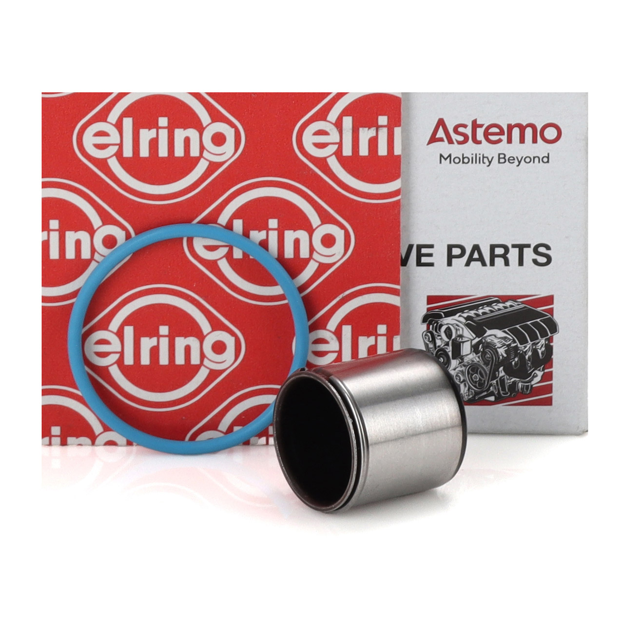 HITACHI ASTEMO High-Pressure Pump Plunger + ELRING Gasket for VW Golf 5, 6, and Passat 2.0 FSI/TSI