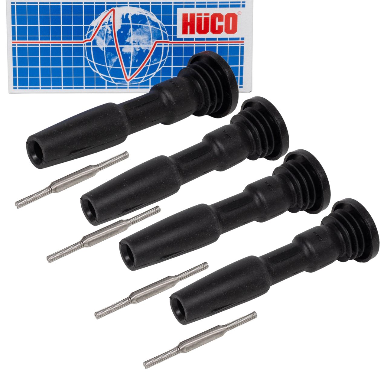 2x H&Uuml;CO 134095 Ignition Coil Connector for VW Golf 7, Passat B8, Polo 5 1.2/1.4 TSI 04E905199
