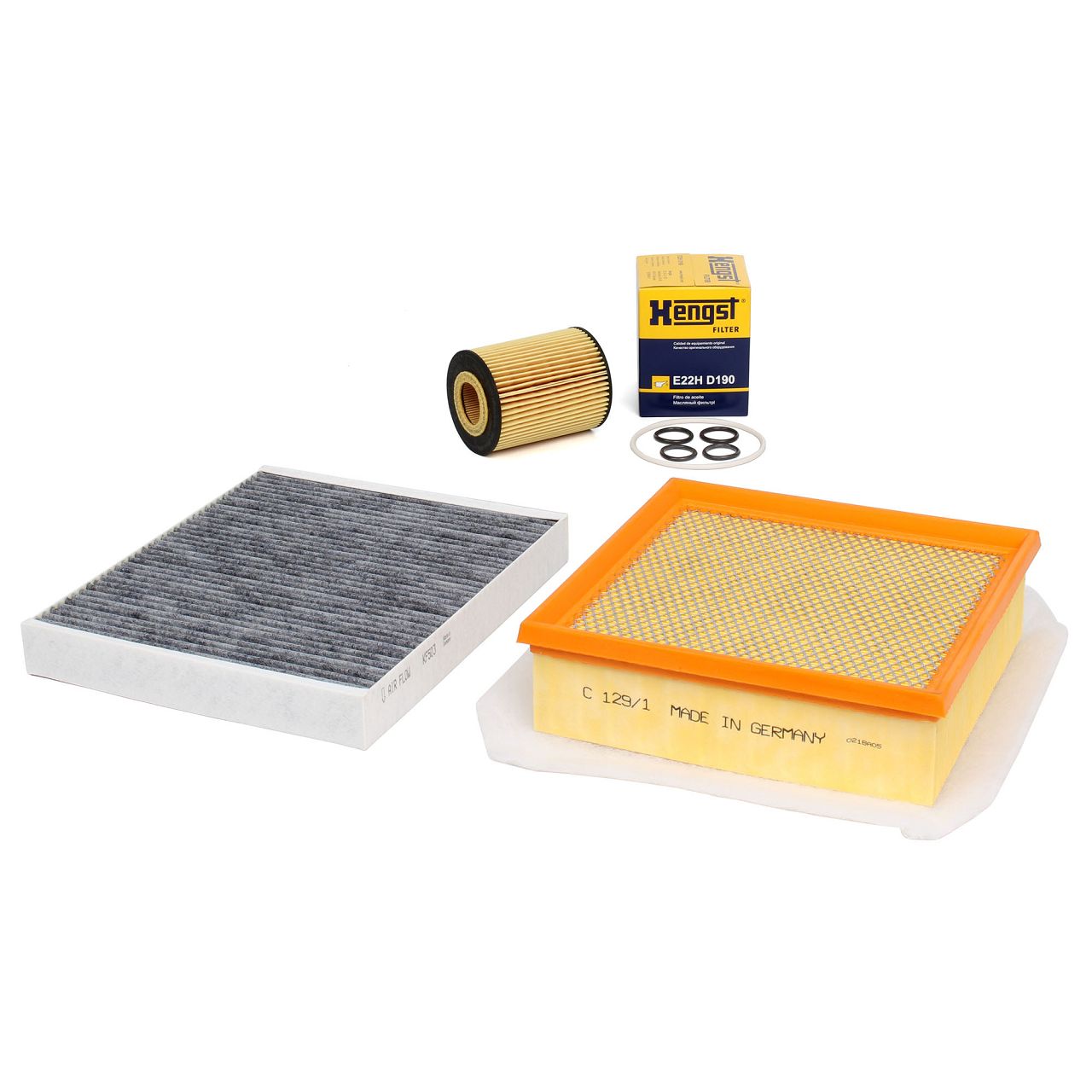 Filter-Set 3-tlg f&uuml;r OPEL MERIVA B 1.7 CDTI 100/110/131 PS ab Fgst.-Nr. D4000001