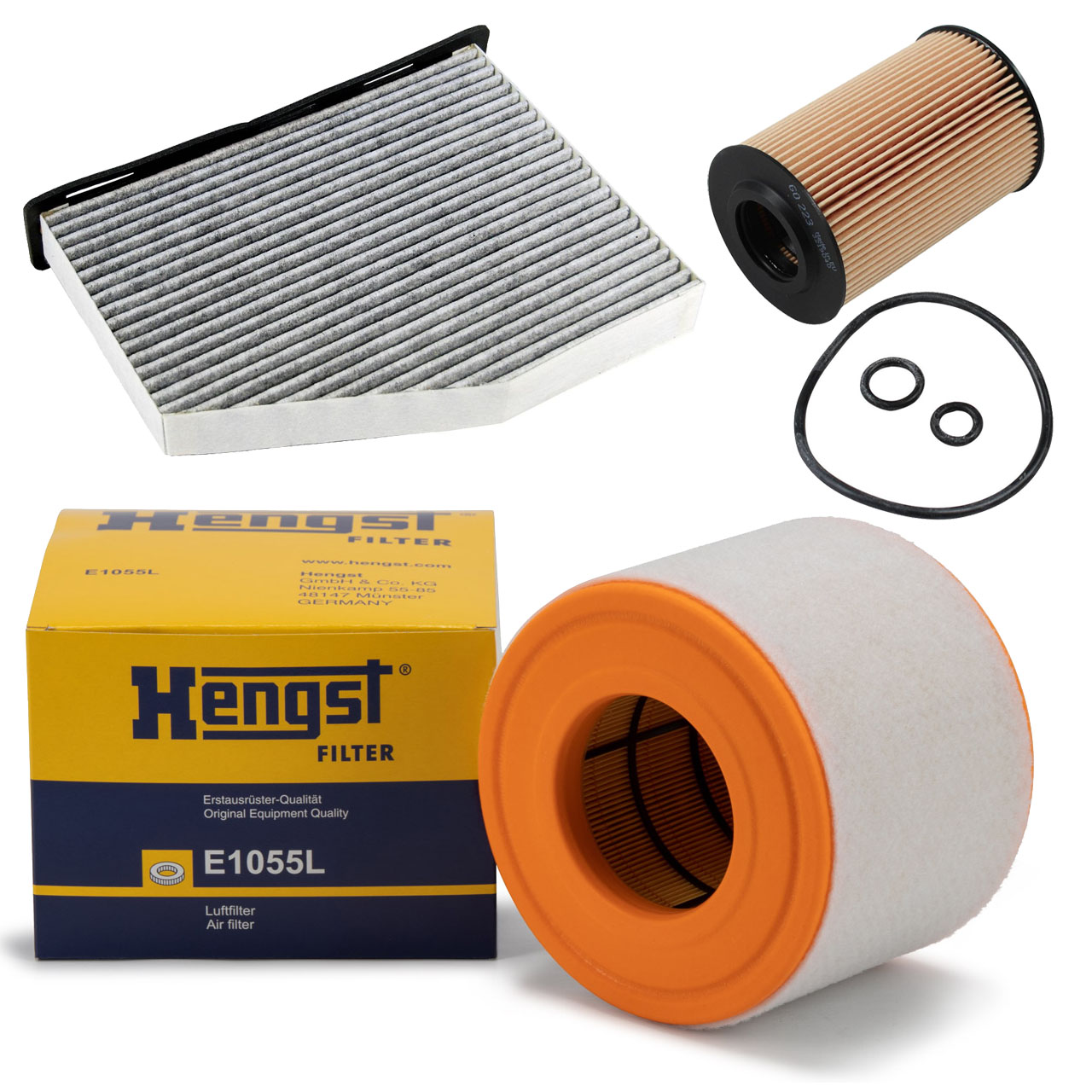 Inspektionskit Filterpaket Filterset f&uuml;r AUDI A6 C7 4G 2.0 TDI 136/163/177 PS