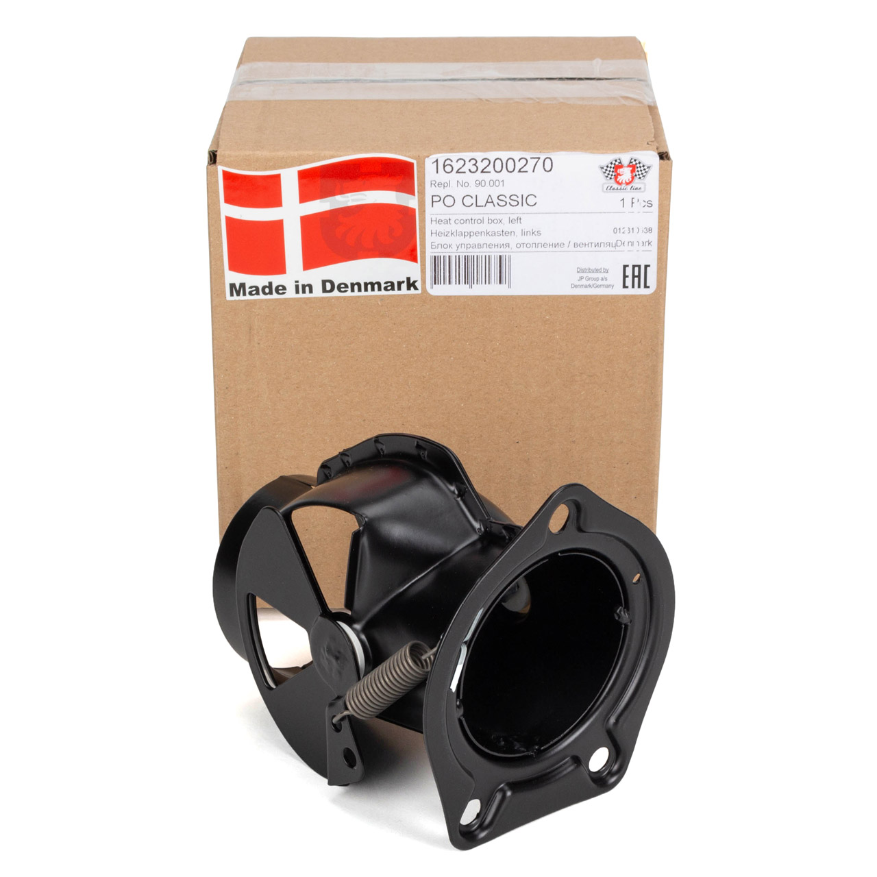 JP GROUP Heizklappenkasten Heizklappe für PORSCHE 911 1963-1986 912 links 90121100722