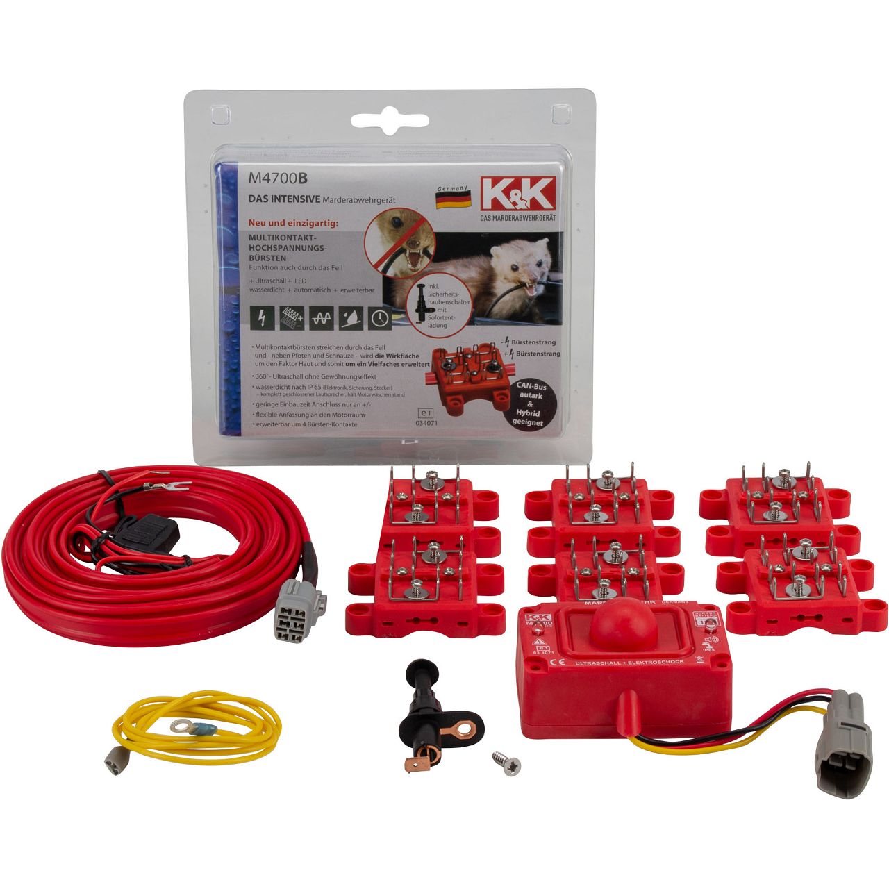 K&K Marderschutz Marderabwehr M4700B Ultraschallger&auml;t 22,5 kHz 105dB(A)