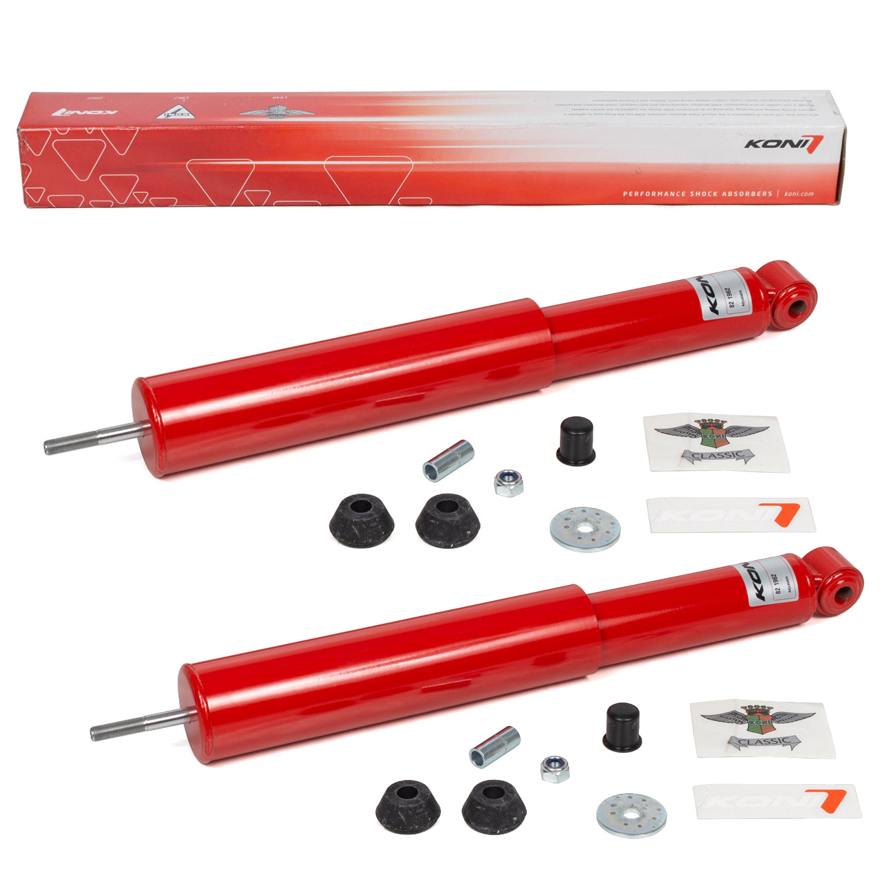 2x KONI 82-1962 CLASSIC Sto&szlig;d&auml;mpfer f&uuml;r PORSCHE 911 2.7/3.0/3.2/3.3 SC hinten 91133305116