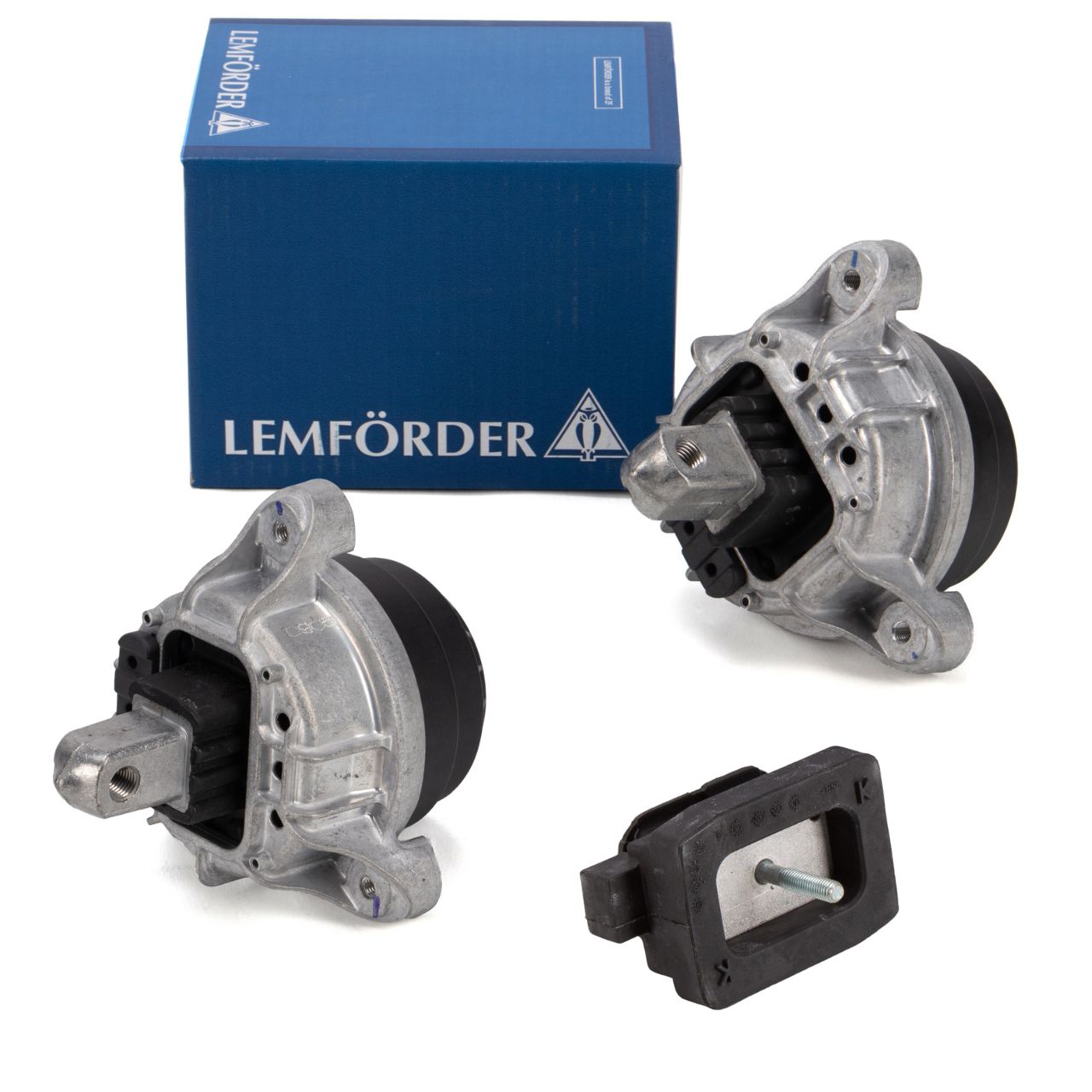 2x LEMFÖRDER Motorhalter + 1x Getriebelager für BMW 5er F11 Touring 525d xDrive N47