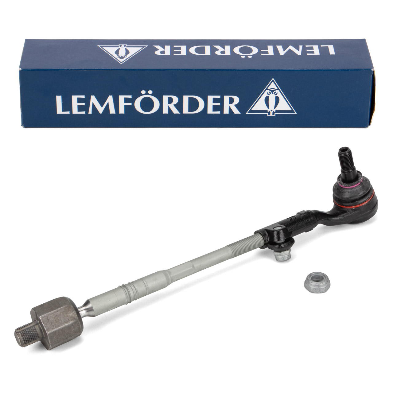 LEMF&Ouml;RDER Spurstange + Spurstangenkopf f&uuml;r BMW 3er E90 E91 E92 X1 vorne rechts 32106793622
