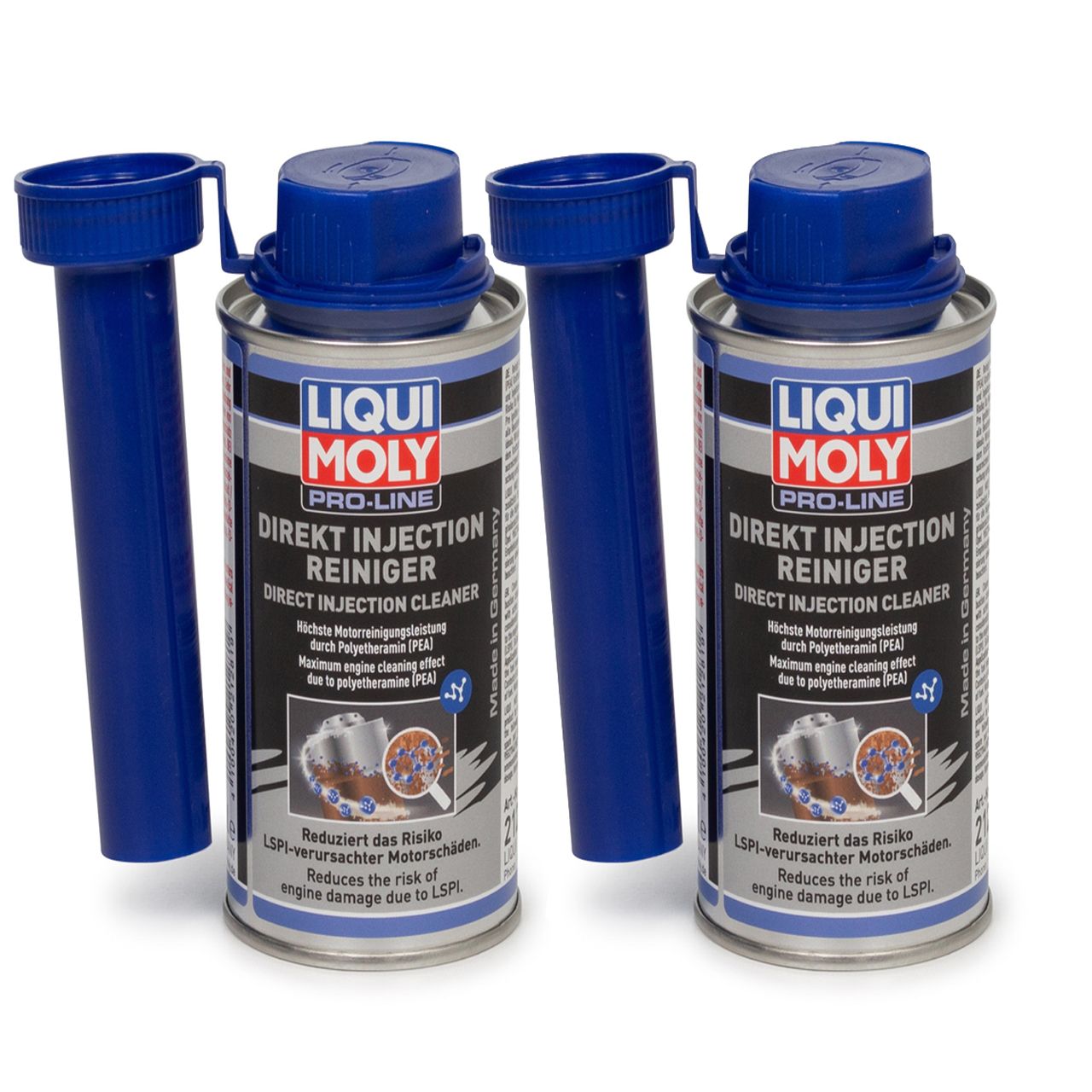 2 x 120 ml LIQUI MOLY 21281 PRO LINE DIRECT INJECTION CLEANER Additive for Gasoline Engines