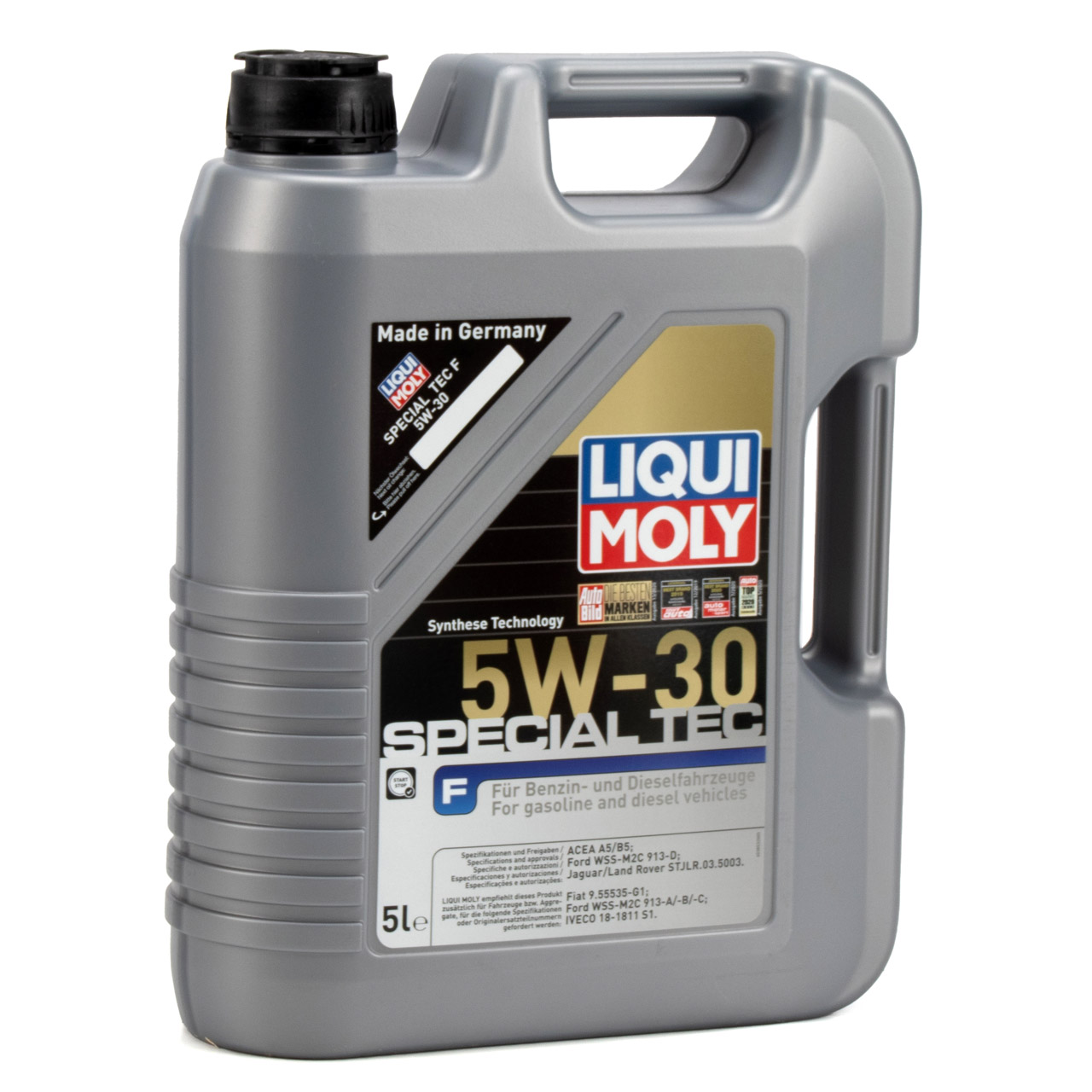 5L LIQUI MOLY SPECIAL TEC F 5W30 Motoröl + MAHLE Ölfilter FORD PSA 