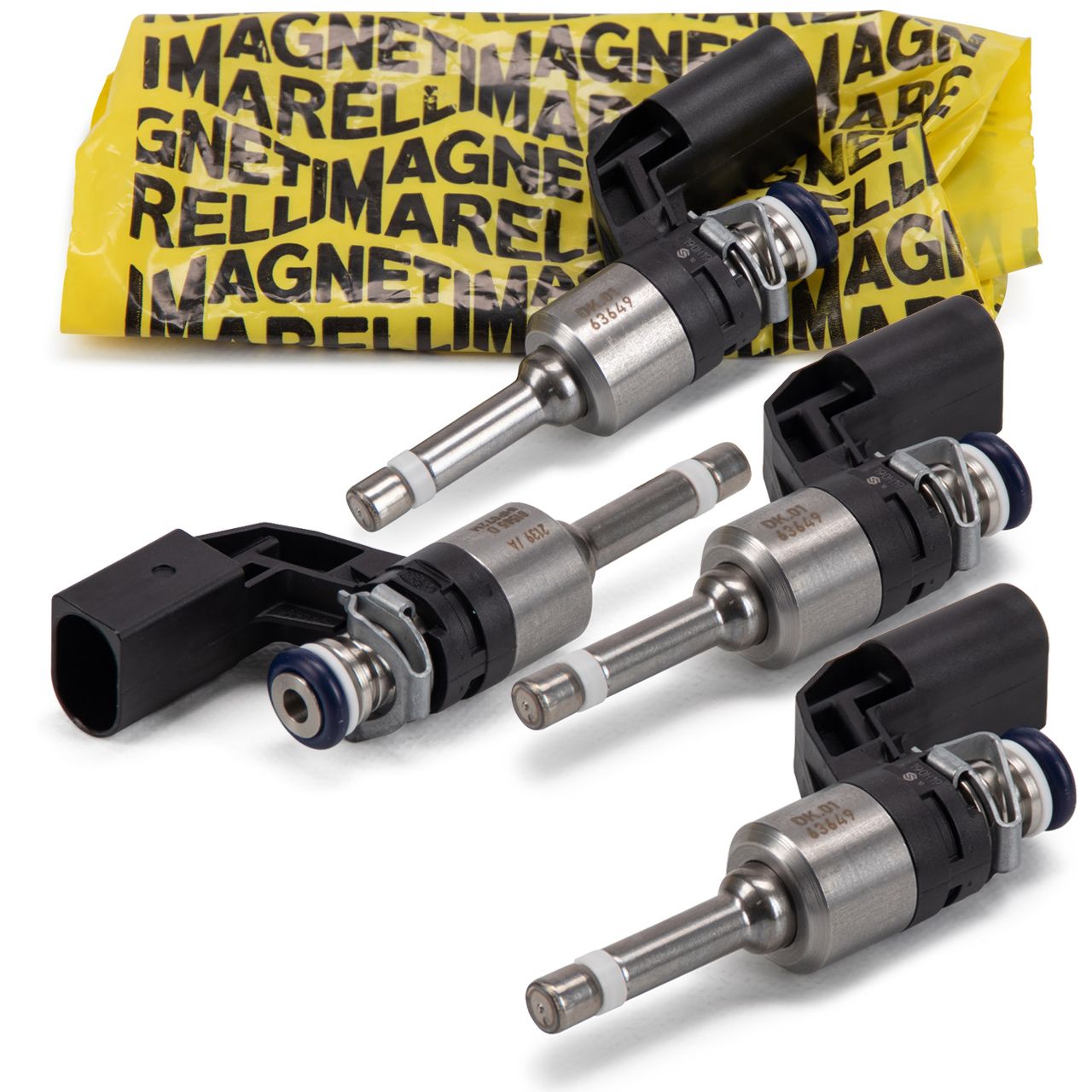 4x MAGNETI MARELLI Fuel Injector for VW Golf 5, 6; Passat B6, B7; Polo 5 1.4 TSI 03C906036M