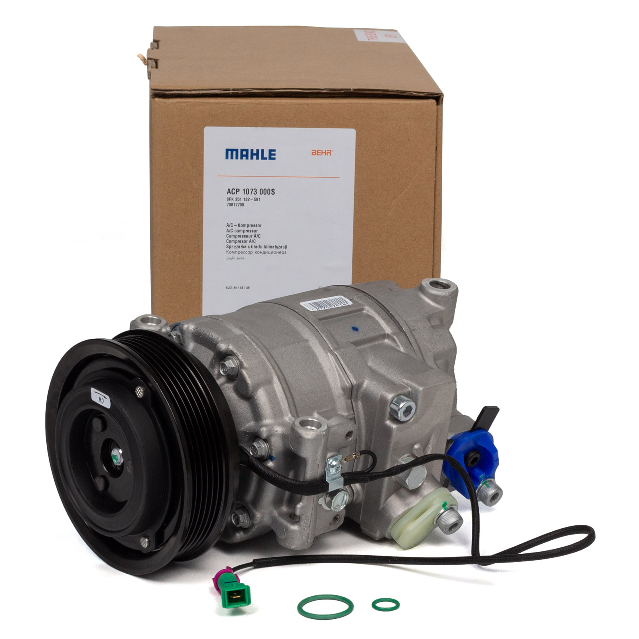 MAHLE Klimakompressor f&uuml;r AUDI A4 A6 A8 PORSCHE 996 997 SKODA Superb 1 VW Passat 3B