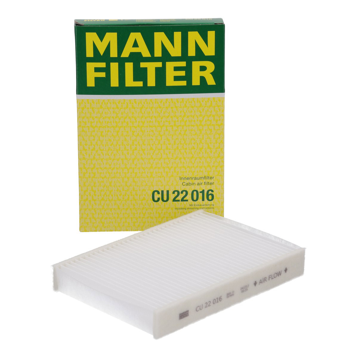 MANN CU22016 Innenraumfilter Partikelfilter f&uuml;r MERCEDES Vito V-Klasse W447 0008351500