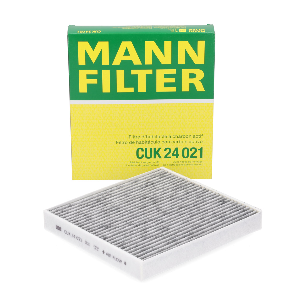 MANN CUK24021 Innenraumfilter Aktivkohle f&uuml;r BMW F70 F74 U06 X1 U11 X2 U10 64115A547D9