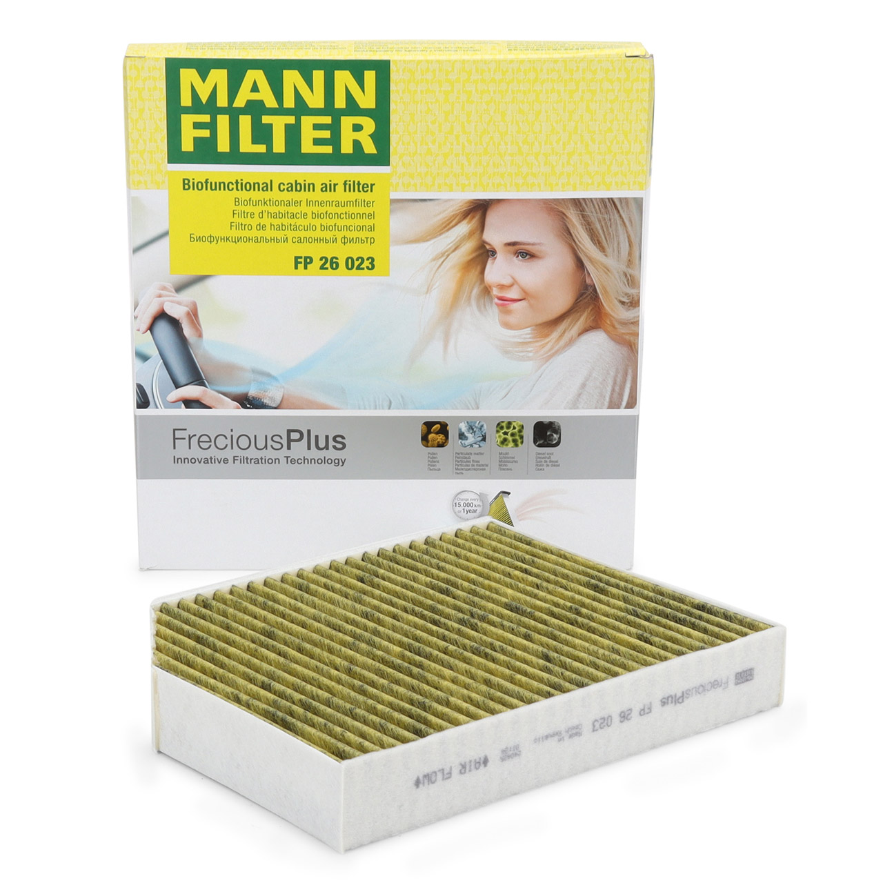 MANN FP26023 FreciousPlus Innenraumfilter f&uuml;r MERCEDES W205 W206 S205 S206 W213 S213 X253