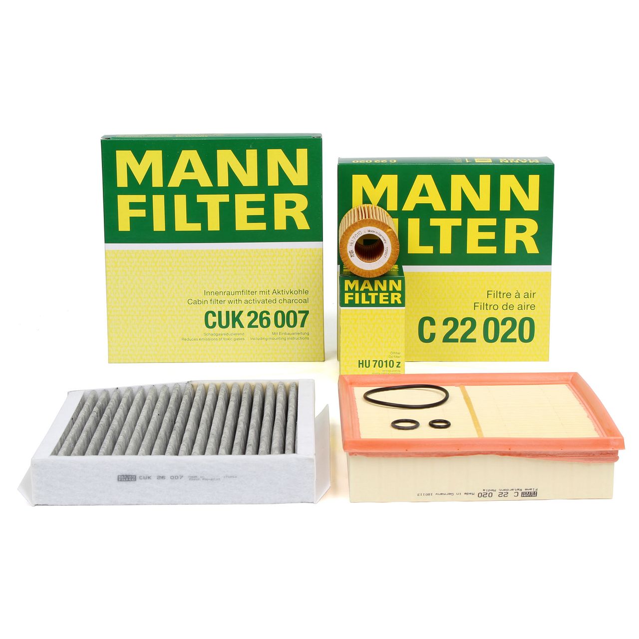 MANN Filter-Set 3-tlg f&uuml;r MERCEDES W176 W246 W242 C117 X117 X156 180-220 CDI/d OM651