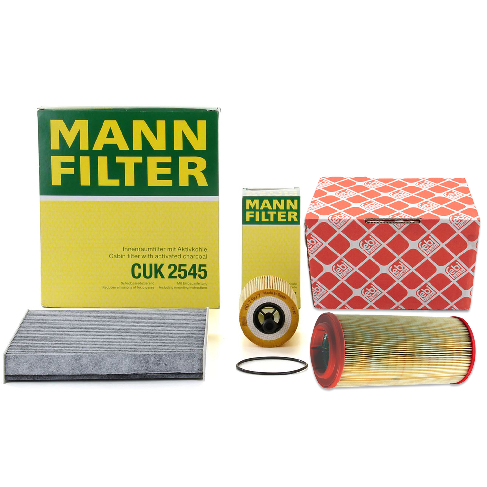 MANN Filter-Set 3-tlg AUDI A2 (8Z0) 1.2 TDI 61 PS + 1.4 TDI 75/90 PS