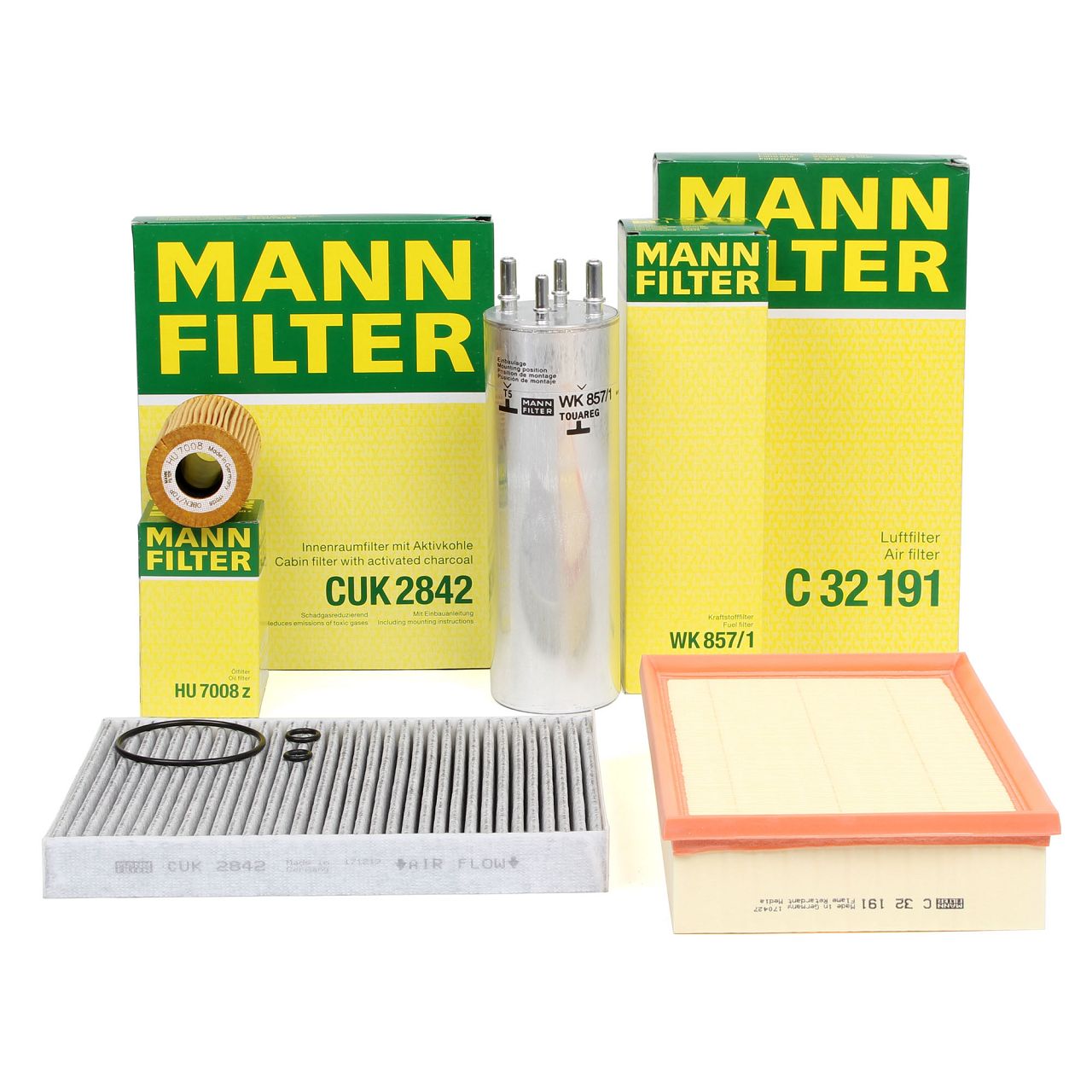 MANN Filter-Set 4-tlg f&uuml;r VW Transporter Multivan California T6 2.0 TDI 84-140 PS