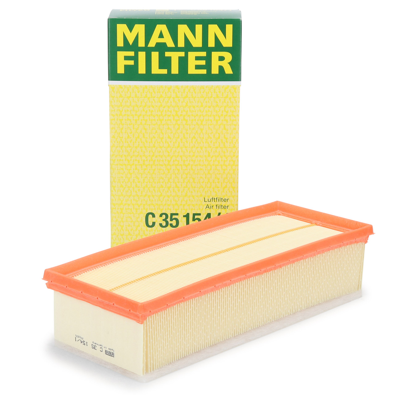 MANN C35154/1 Luftfilter f&uuml;r VW Golf 5 6 Passat B6 B7 Sharan Tiguan Touran 5C0129620B