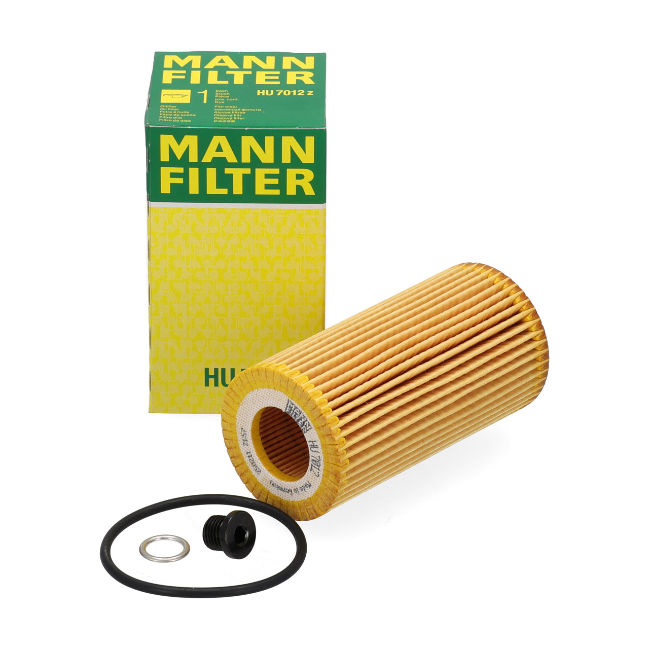 MANN HU7012z &Ouml;lfilter + Schraube f&uuml;r AUDI A4 B9 A5 F5 A6 C7 C8 A7 A8 Q5 Q7 Q8 4M 3.0 TDI
