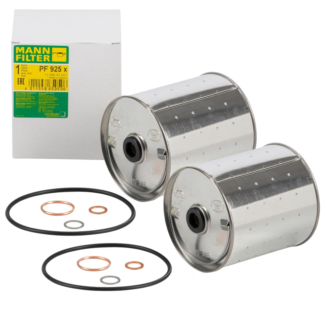 2x MANN PF925x Oil Filter for MERCEDES /8 W115 Tailfin W110 Henschel PORSCHE 356 912