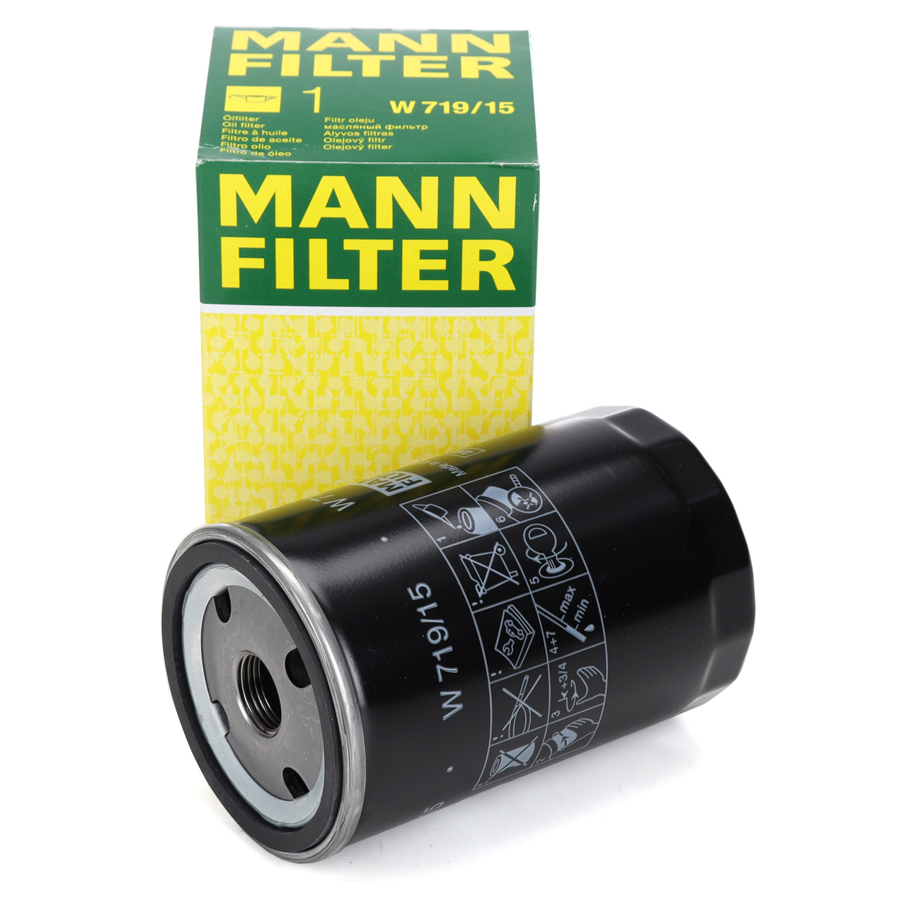 MANN W719/15 Ölfilter für AUDI 100 80 PORSCHE 924 2.0 SEAT VW Golf 1 2 3 Käfer Polo 1.3