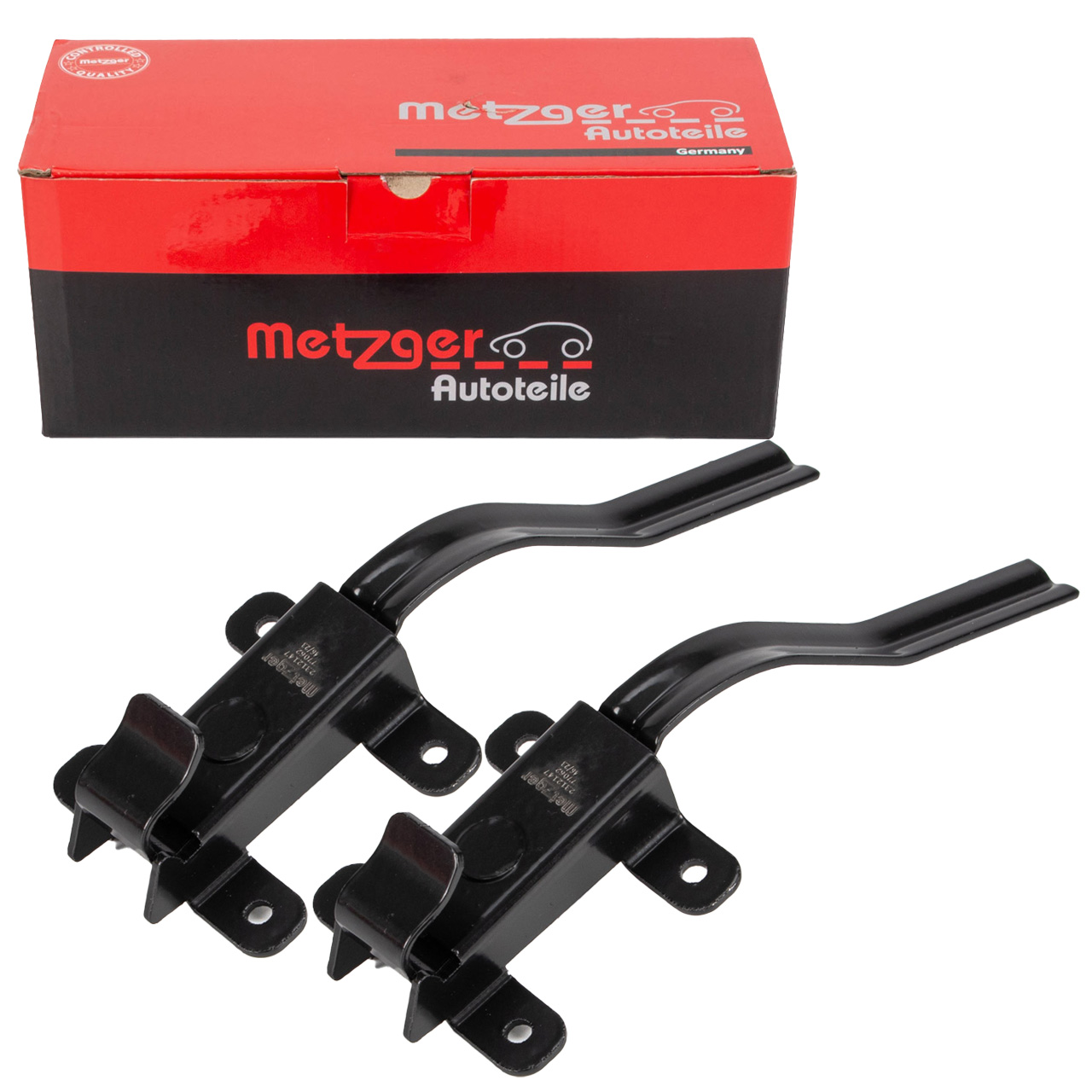 2x METZGER 2312147 Türfeststeller Türfangband für MERCEDES Sprinter 901-904 VW LT 2 hinten