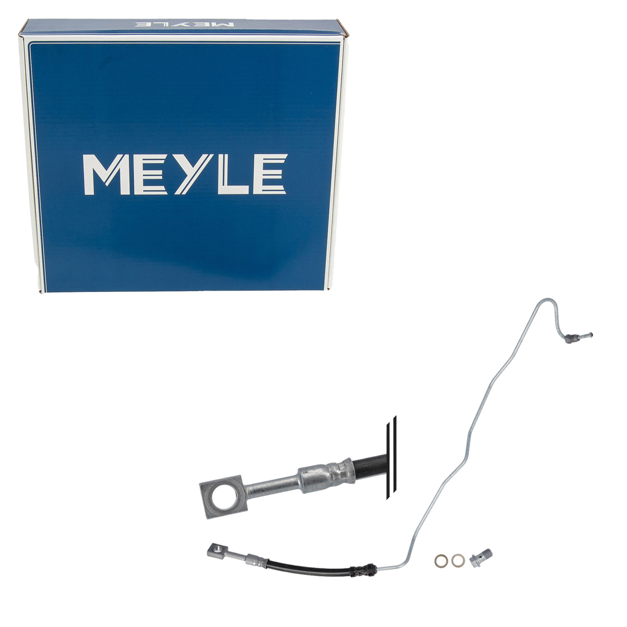 MEYLE Brake Hose for VW Polo 5, 6R, 6C; Audi 8X; SEAT Ibiza 4; &Scaron;koda Fabia 3 (Rear Right)
