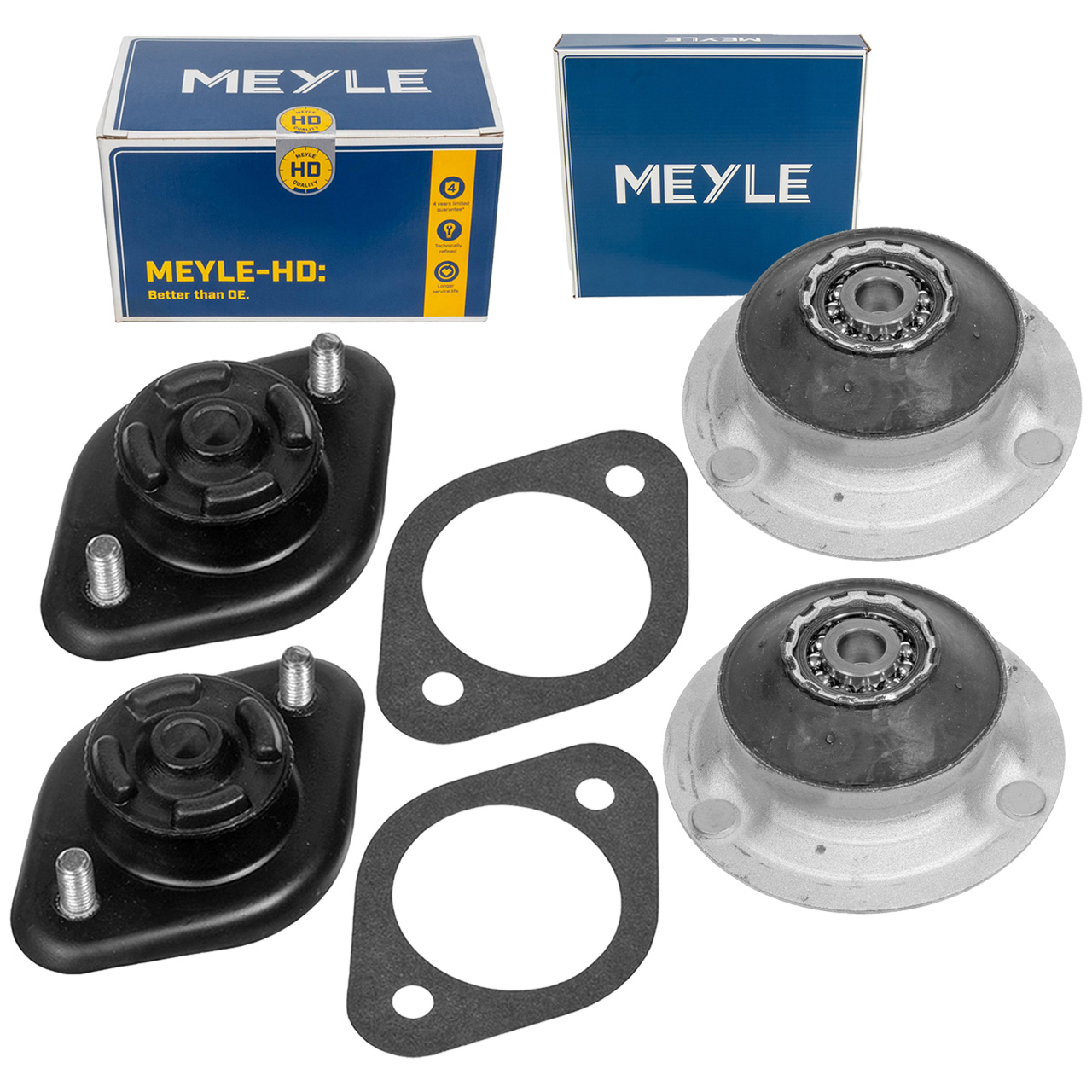2x MEYLE front strut mount + HD REINFORCED rear strut mount for BMW 3 Series E36, Z3, Z4, E85, E86