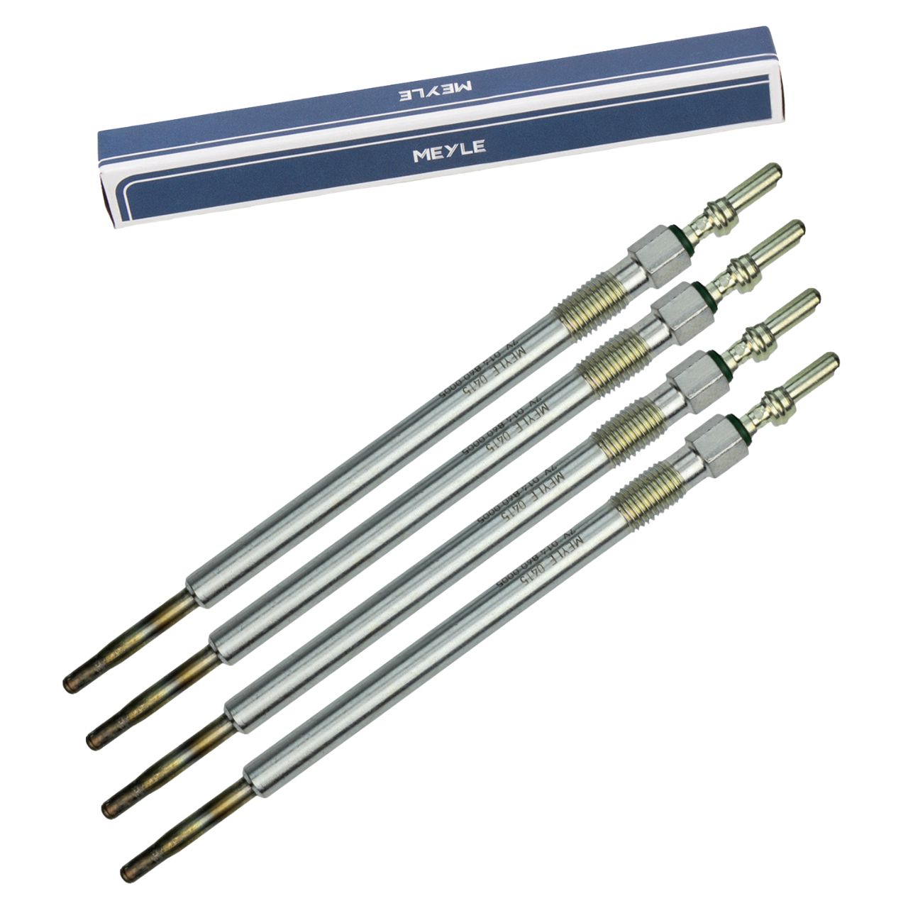 4x MEYLE 0148600005 Glow Plug for Mercedes A-, B-, C-, GLC-, GLE-, M-, and S-Class OM640 OM651