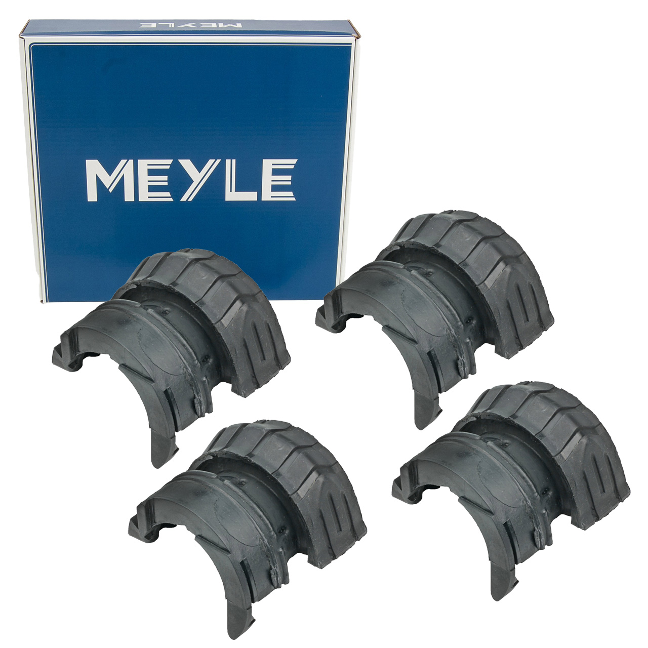 4x MEYLE 1006150013 Anti-roll bar bushings for PORSCHE Cayenne 9PA, VW Touareg 7L, 7P (rear)