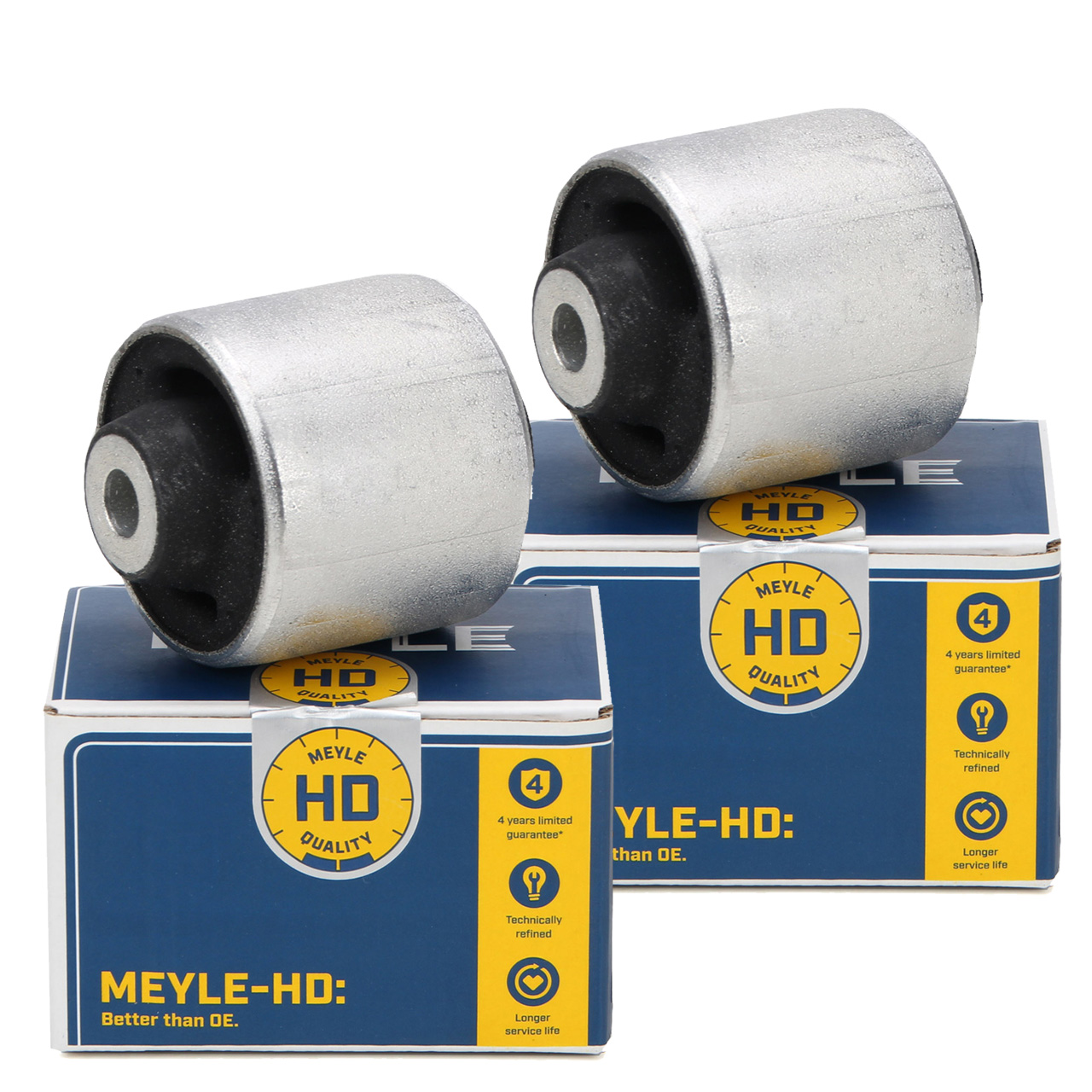 2x MEYLE HD VERST&Auml;RKT Querlenkerlager f&uuml;r AUDI A4 B8 A6 C6 Q5 8RB Vorderachse hinten unten