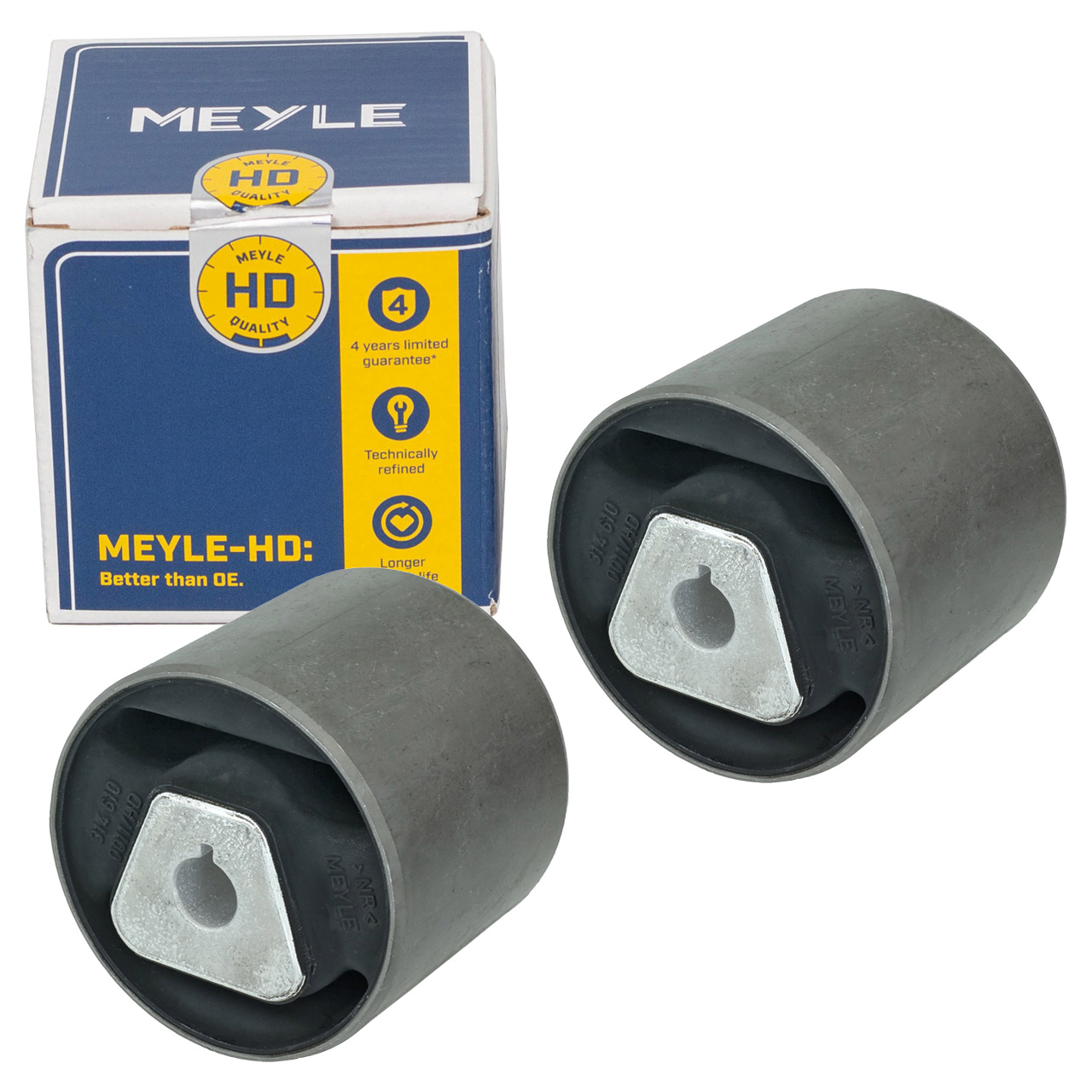 2x MEYLE HD 3146100011/HD VERST&Auml;RKT Querlenkerlager f&uuml;r BMW E90 E91 E92 X1 xDrive vorne