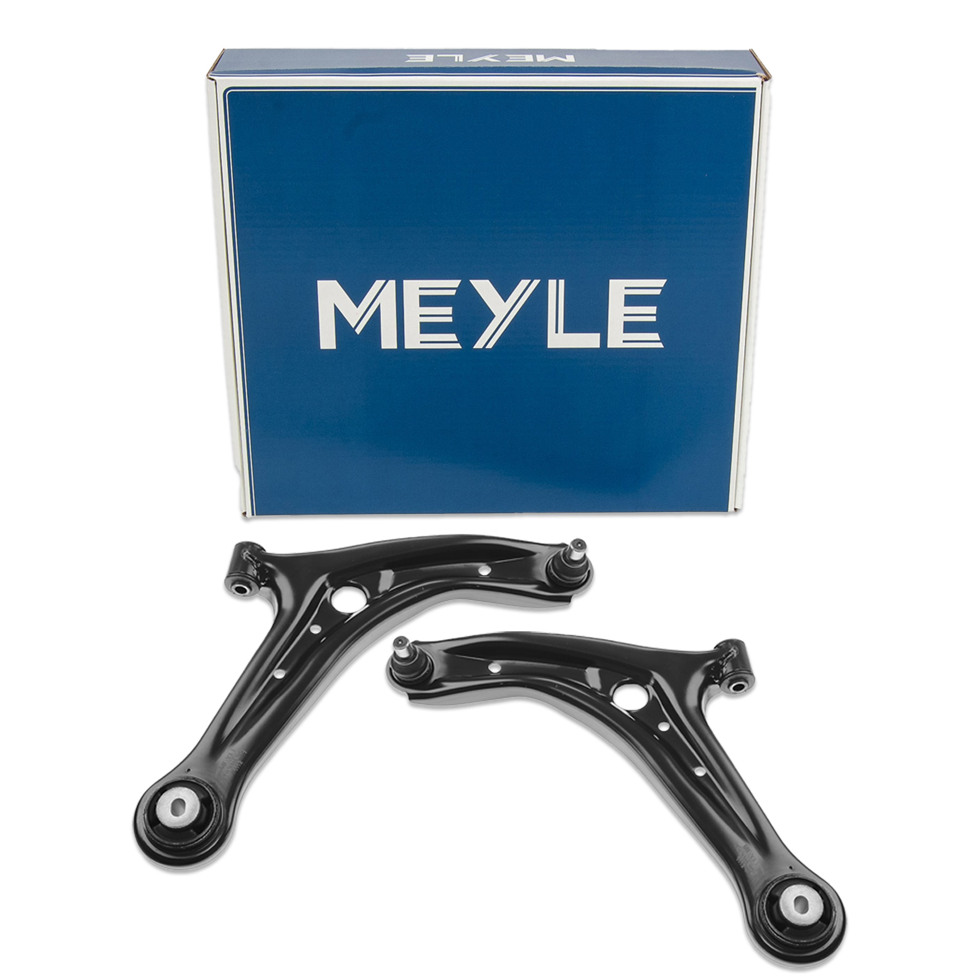 2x MEYLE Control Arm, Wheel Suspension + Ball Joint for FORD Fiesta 6 MK6 (Front)