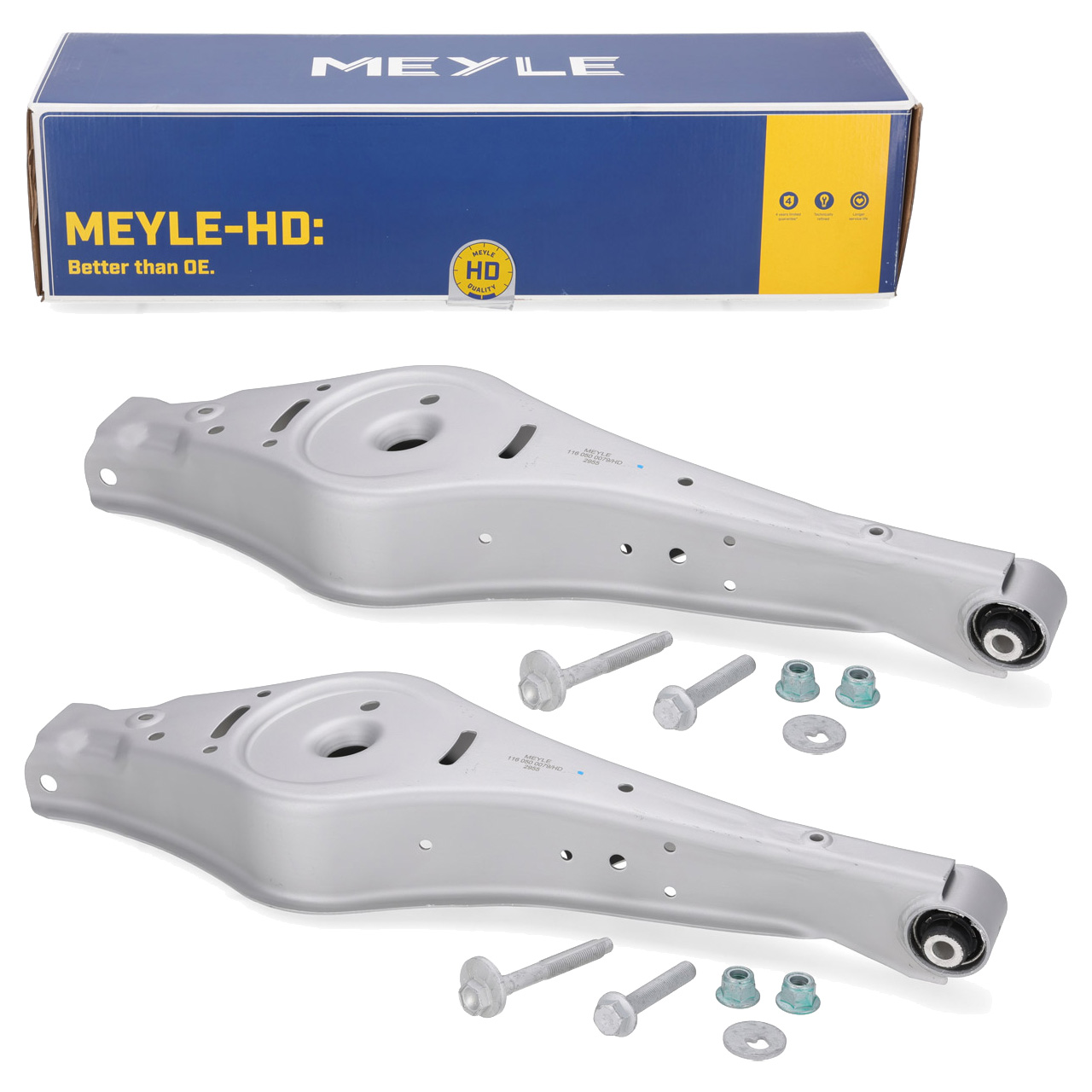 2x MEYLE HD Querlenker Federaufnahme Schrauben f&uuml;r VW Golf 5 6 Passat Tiguan Touran hinten