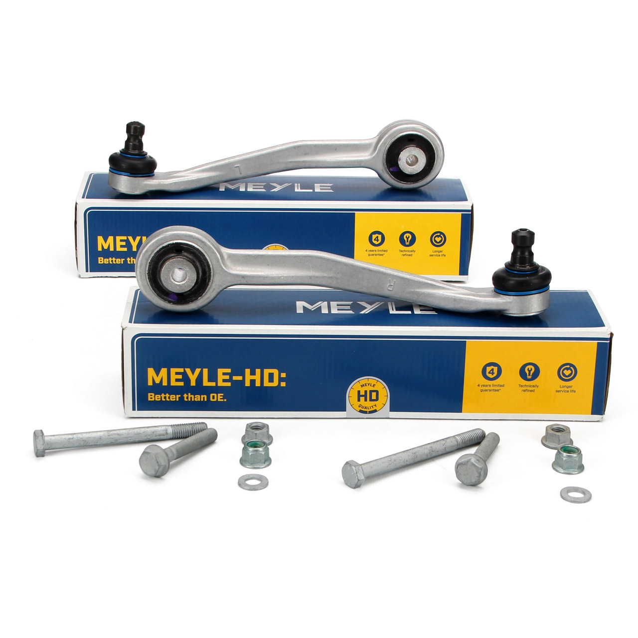 2x MEYLE HD Reinforced Control Arms for AUDI A4 B8, A5 8T, 8F, A6 C7, 8RB (Front Axle, Rear Upper)