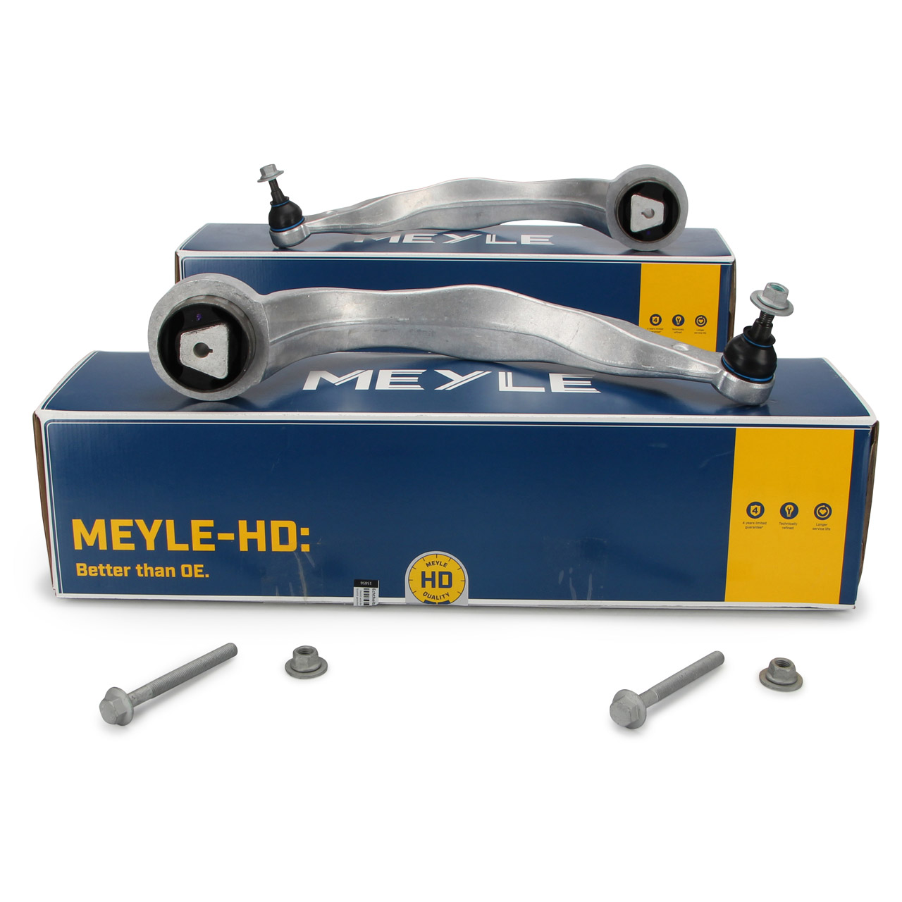 2x MEYLE HD VERST&Auml;RKT Querlenker f&uuml;r AUDI A4 B8 A5 8T 8F Q5 8RB Vorderachse hinten unten