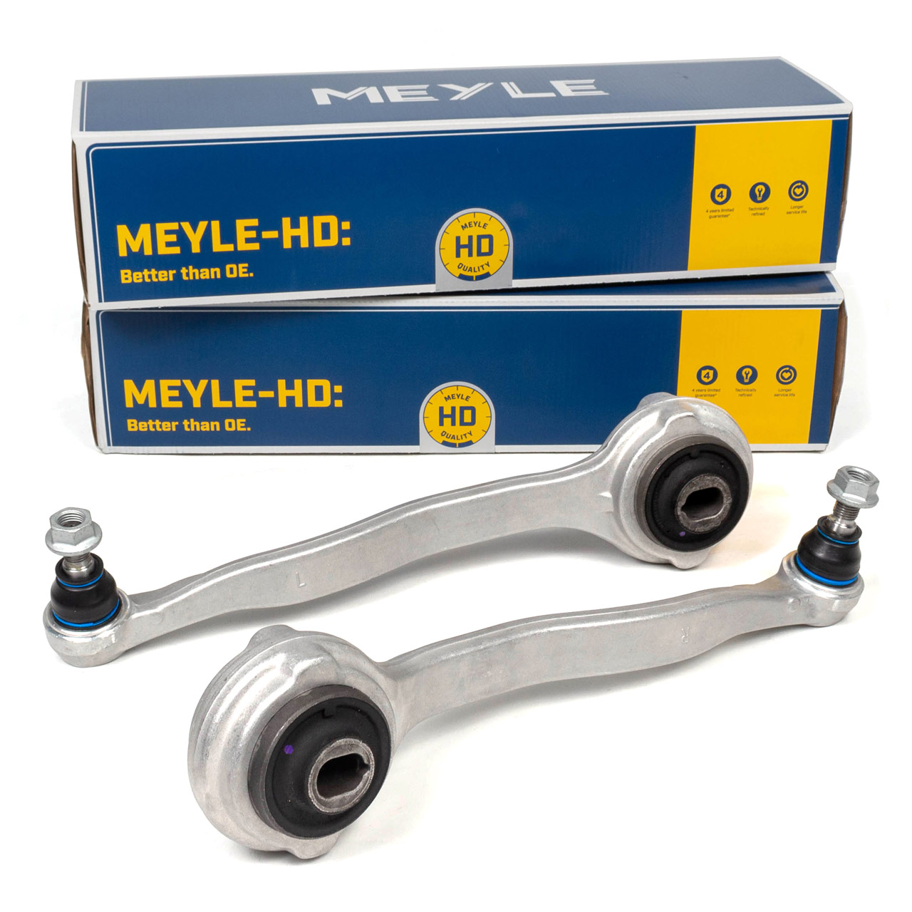 2x MEYLE HD Reinforced Lower Front Control Arms for Mercedes W203, W204, R171, R172 (Front Axle, Lower)
