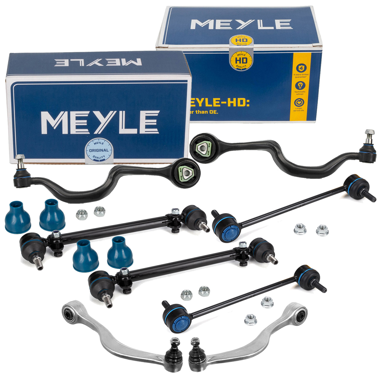 MEYLE HD Rep.-Satz Querlenker Koppelstange Spurstange f&uuml;r BMW 5er E34 vorne 8-teilig