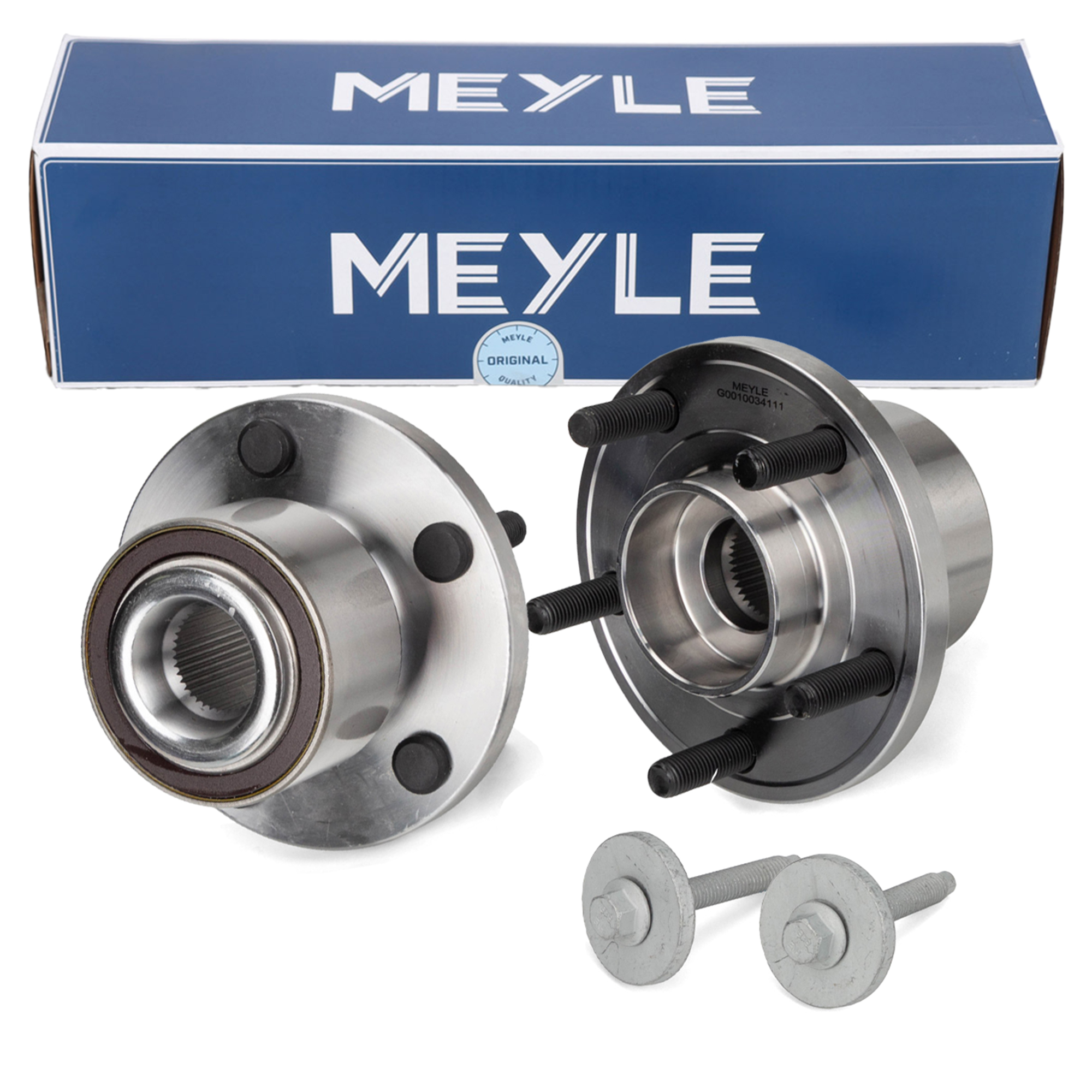 2x MEYLE 7146510005 Radnabe + Radlager für FORD Focus 2 MK2 Mondeo 4 MK4 bis 09.2014 vorne