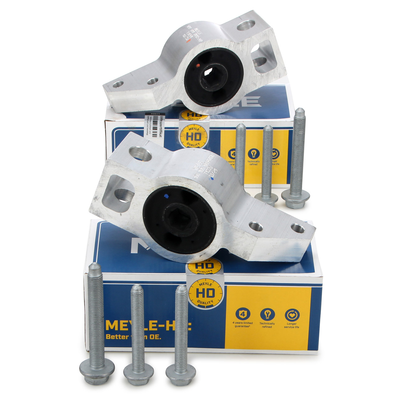 2x MEYLE HD REINFORCED control arm bushings for AUDI A3 8P, Golf 5 & 6, SKODA Octavia and Superb (front)