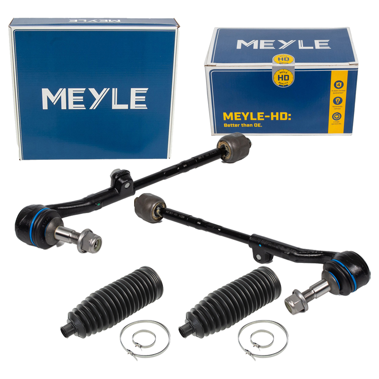 2x MEYLE HD VERST&Auml;RKT Spurstange + Kopf + Manschette f&uuml;r BMW E81-E88 E90-E93 X1 E84 vorne