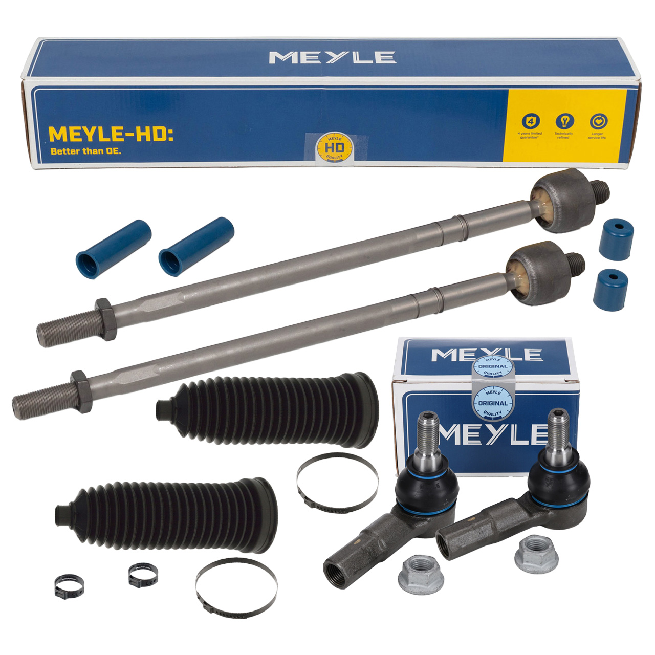 2x MEYLE HD VERST&Auml;RKT Spurstange + Kopf + Manschette f&uuml;r MERCEDES Sprinter Crafter vorne
