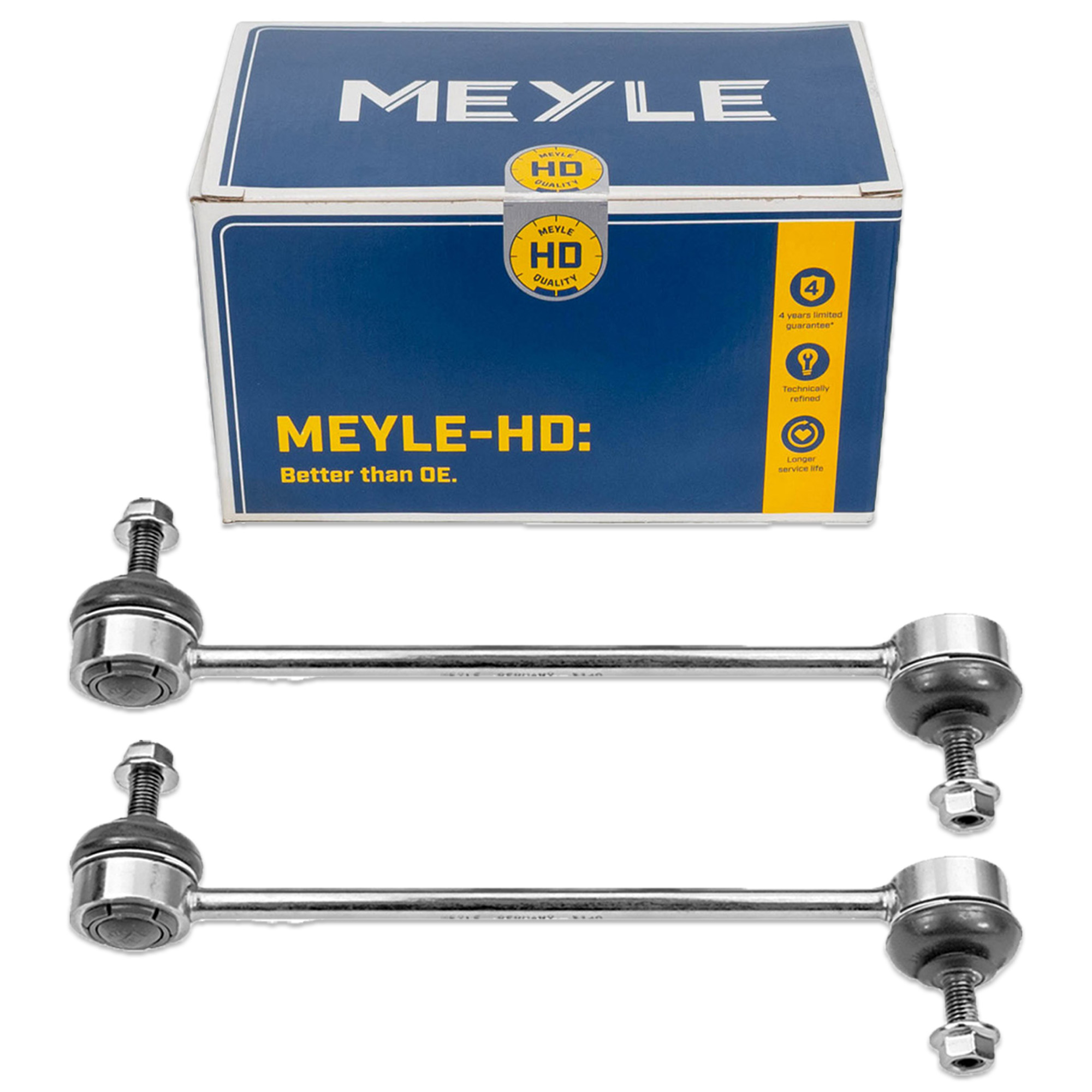 2x MEYLE HD Tie Rod for FORD Fiesta 6, 7, Ka+, 3, B-Max, RENAULT Zoe (front or rear)