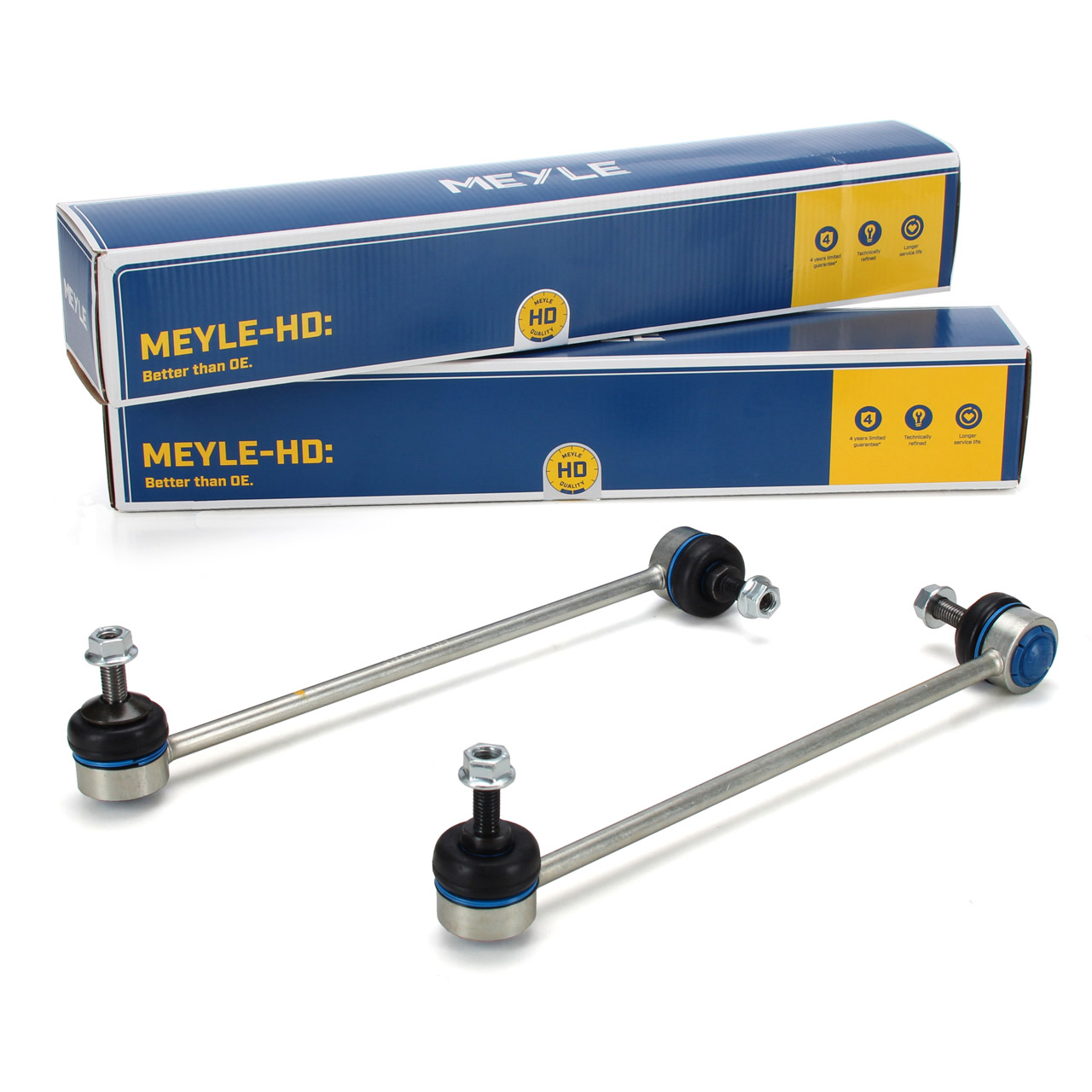 2x MEYLE HD Reinforced Tie Rod Pendulum Mount for BMW 5 Series E60 E61 (WITHOUT xDrive) - Front