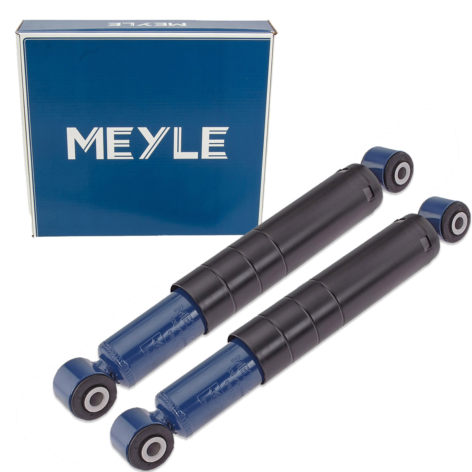 2x MEYLE 1267150004 &Ouml;ldruck Sto&szlig;d&auml;mpfer f&uuml;r VW Transporter Bulli T3 hinten