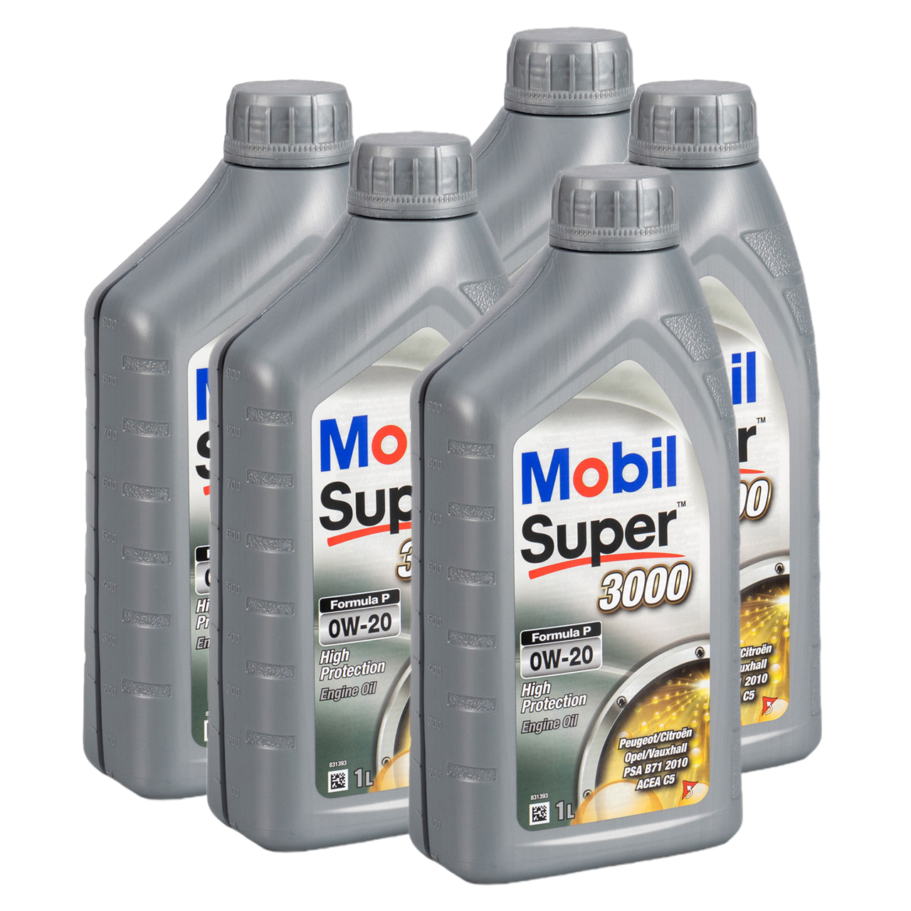5L 5 Liter Mobil SUPER 3000 FORMULA P 0W-20 0W20 Motor&ouml;l ACEA C5 PSA B712010